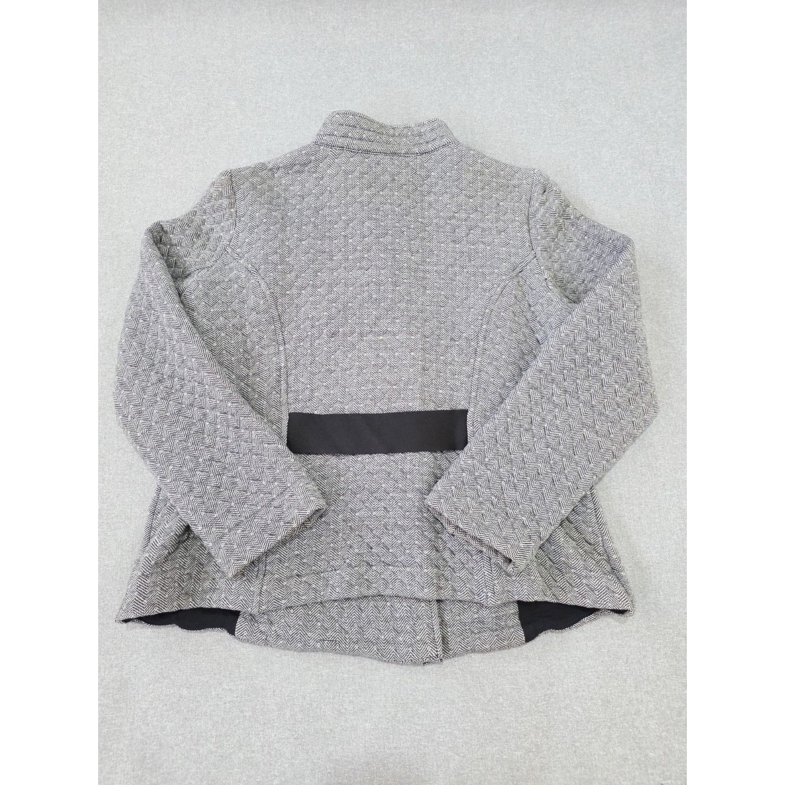 Other Cabi Womens Jacket Size L Gray Quilted Offset Zipper Coat Size L / US 10 / IT 46 - 7 Thumbnail