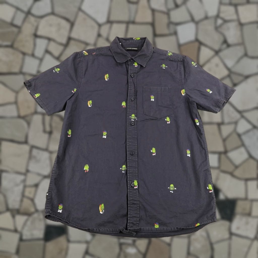 The Hundreds The Hundreds Shirt Mens Medium Black Crazin Weed California Raisins Nugs Stoner Size US M / EU 48-50 / 2 - 1 Thumbnail