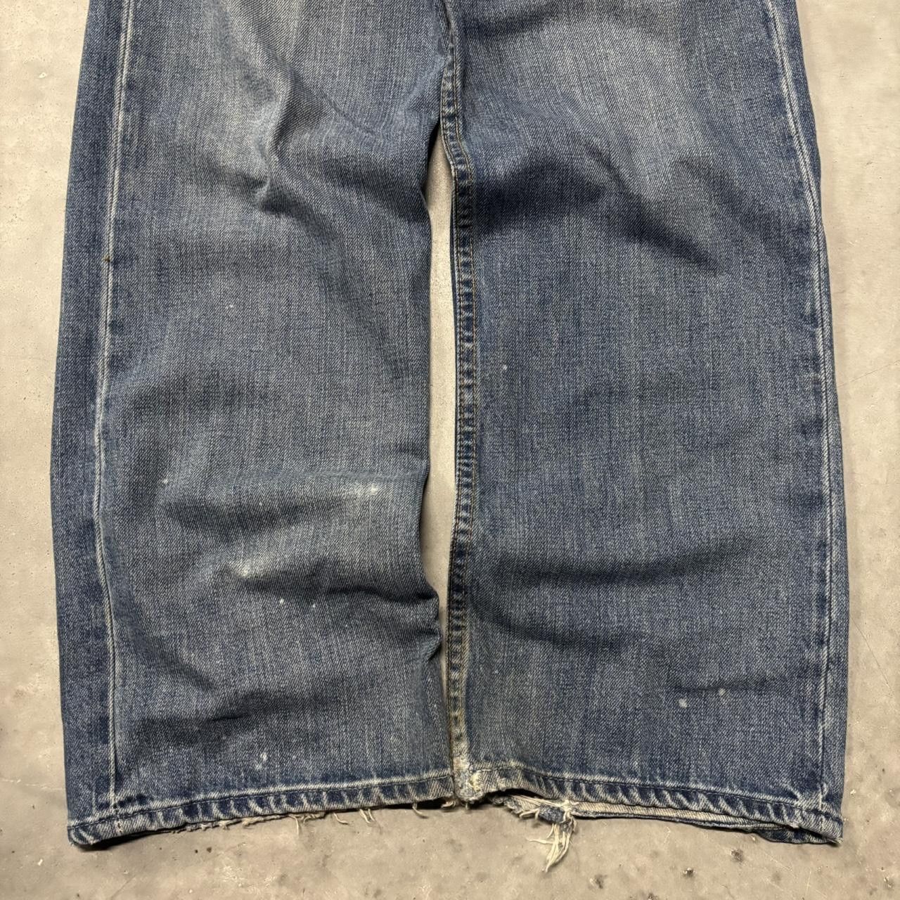 Gap × Vintage Crazy Vintage 90s Grunge Dark Wash Gap Bootcut Denim Jeans! Size US 32 / EU 48 - 6 Thumbnail