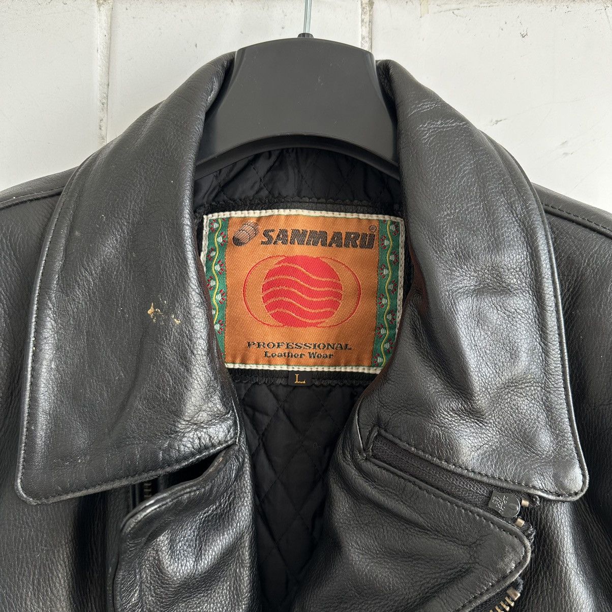Vintage Vintage Moto Leather Jacket Style USA 90s Y2K Size US L / EU 52-54 / 3 - 8 Thumbnail