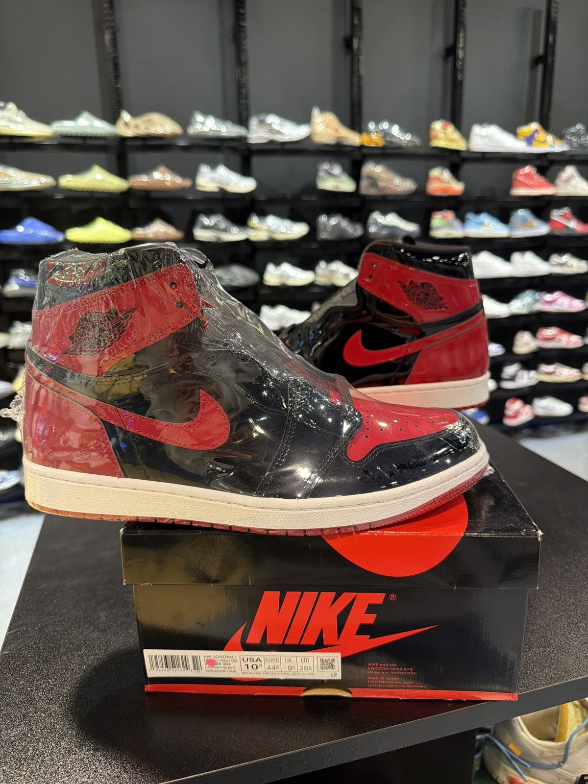 Jordan Brand Jordan 1 High patent Bred Size-10.5 Brand New Size US 10.5 / EU 43-44 - 1 Thumbnail