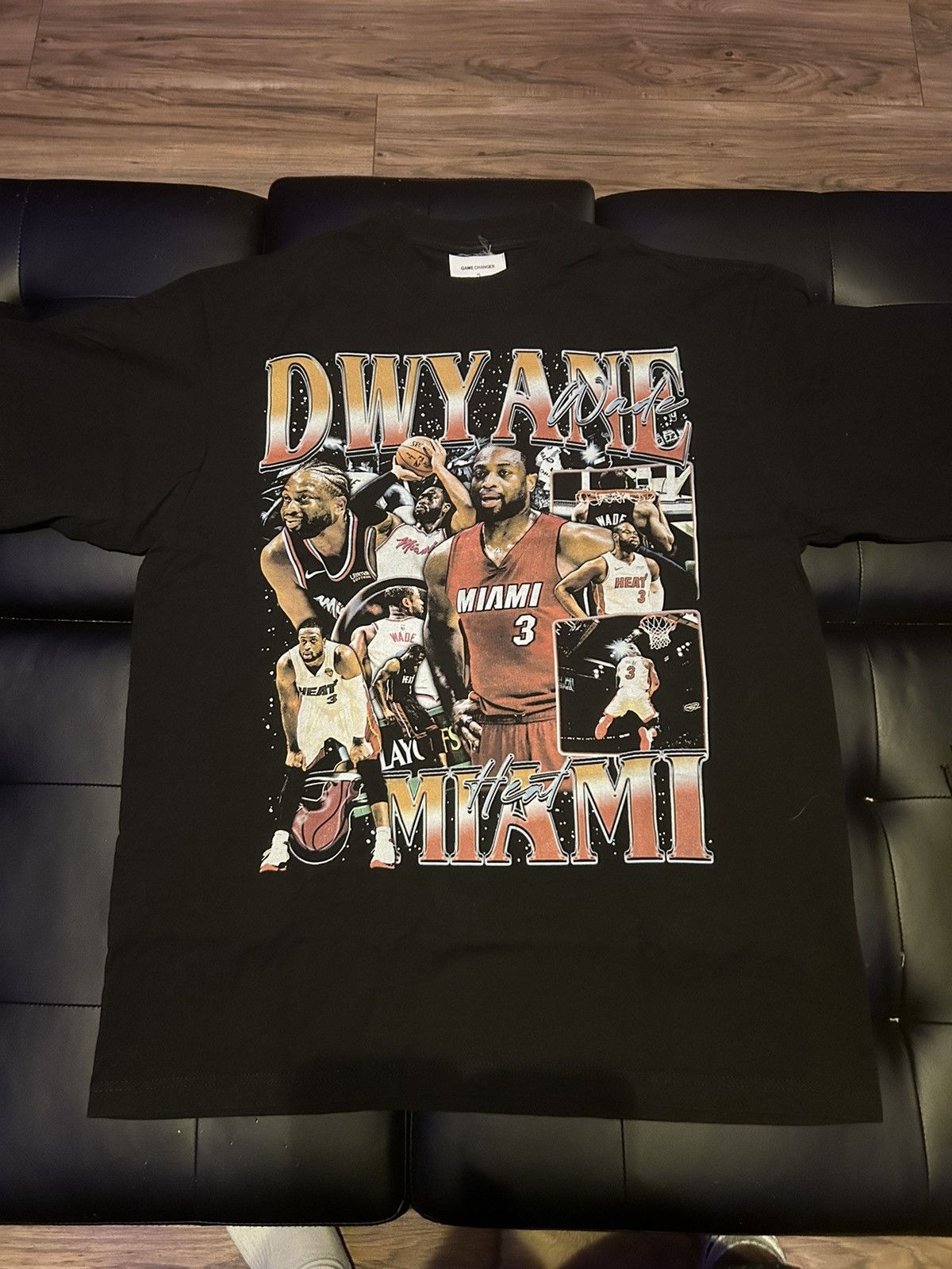 NBA Dwade graphic tee shirt Size US XL / EU 56 / 4 - 1 Thumbnail