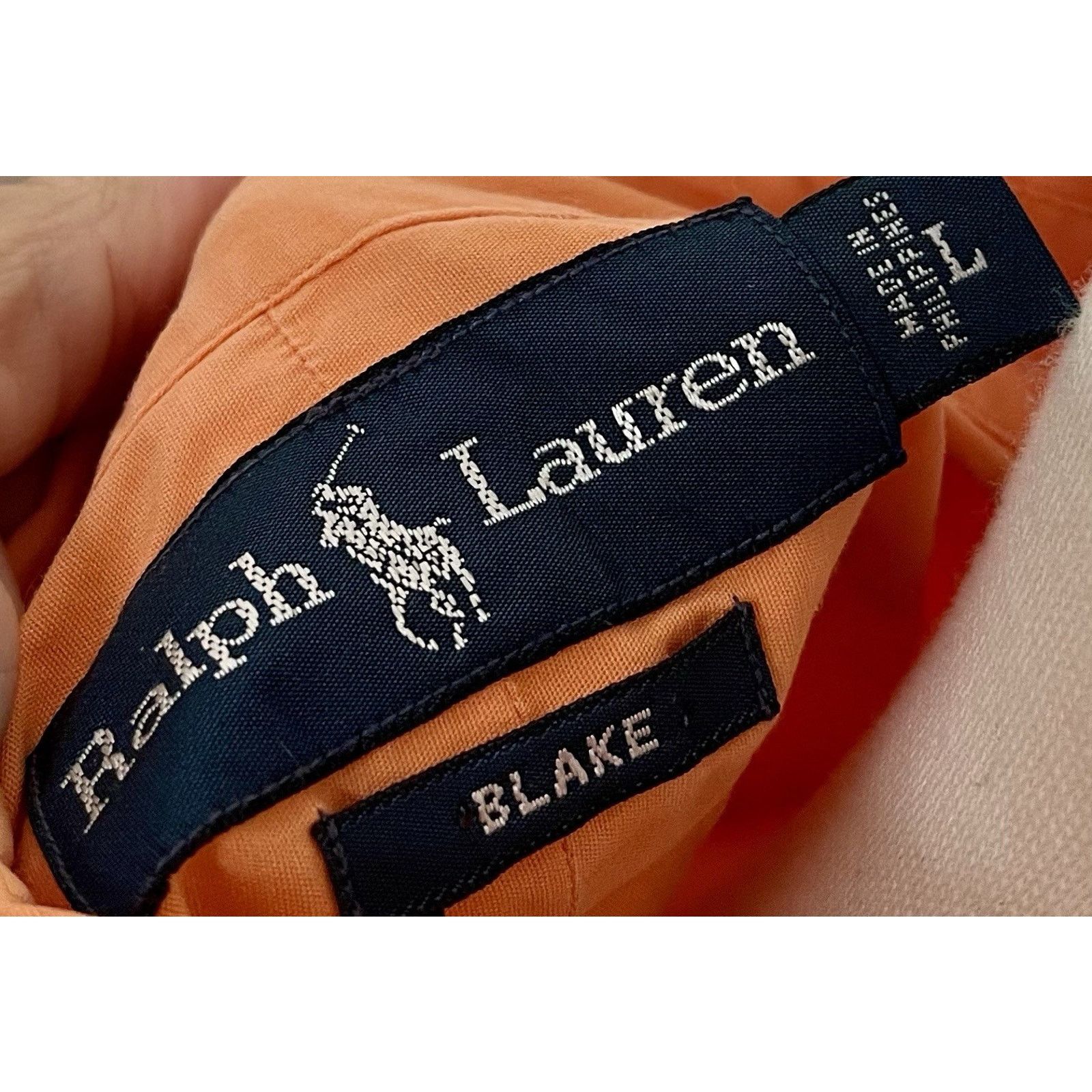 Ralph Lauren Ralph Lauren men's Salmon short sleeve button down Blake L Size US L / EU 52-54 / 3 - 7 Thumbnail