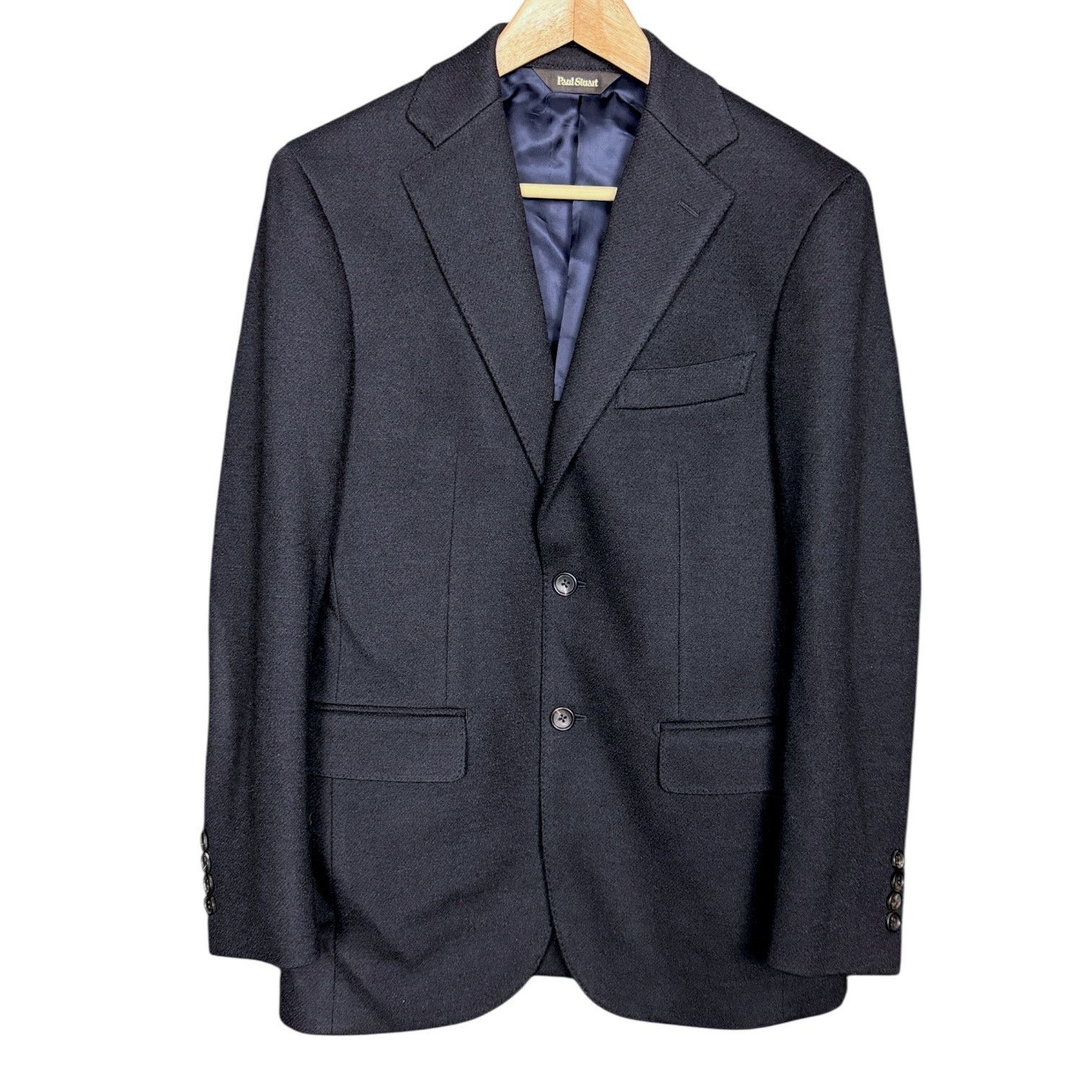 Paul Stuart Paul Stuart Wool Cashmere Flannel Blue Blazer 44R $2,000 Size 44R - 12 Thumbnail
