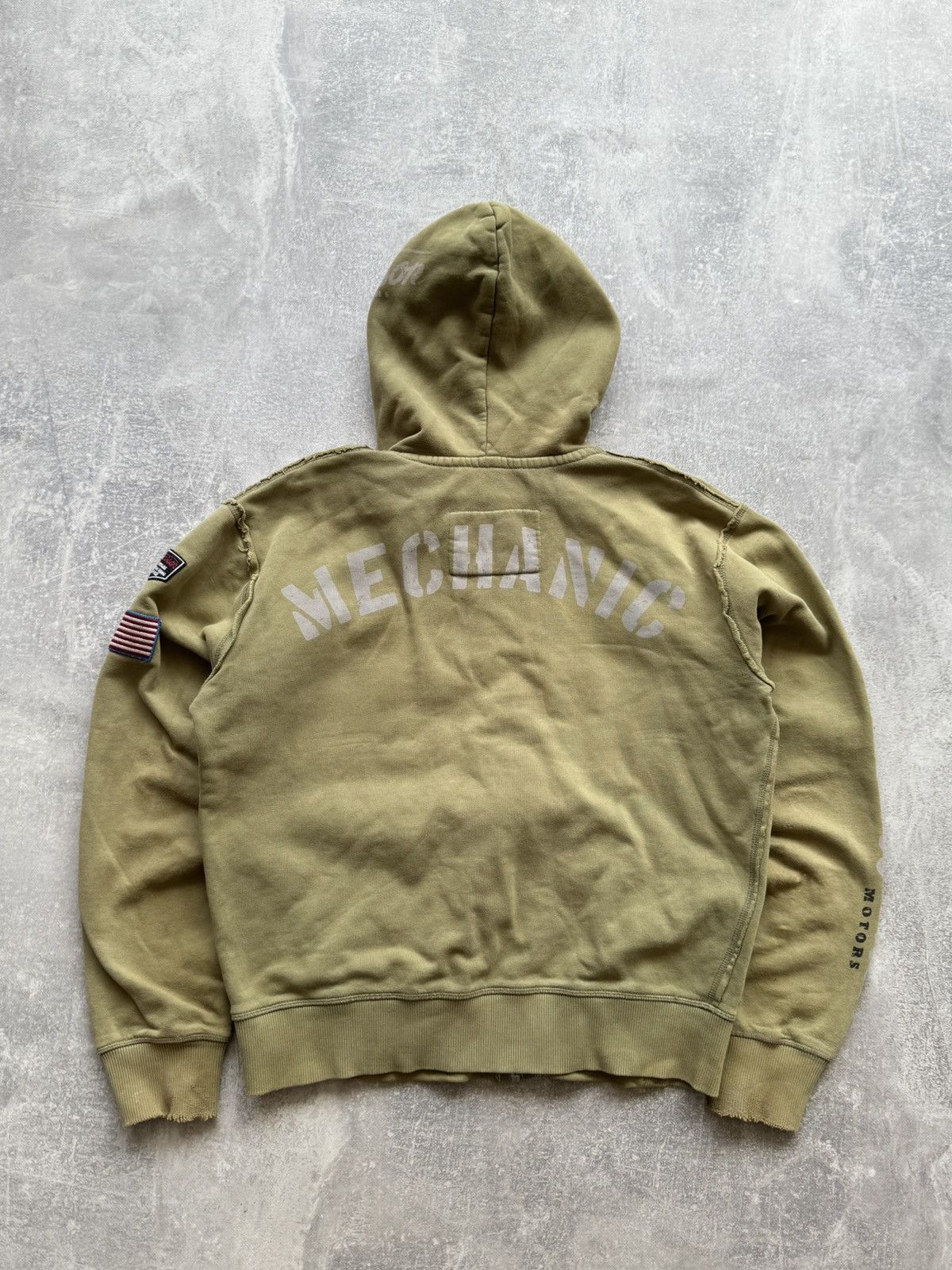 Vintage VintageTrashed Warson Motors Zip Hoodie Racing Mechanic Size US M / EU 48-50 / 2 - 9 Thumbnail