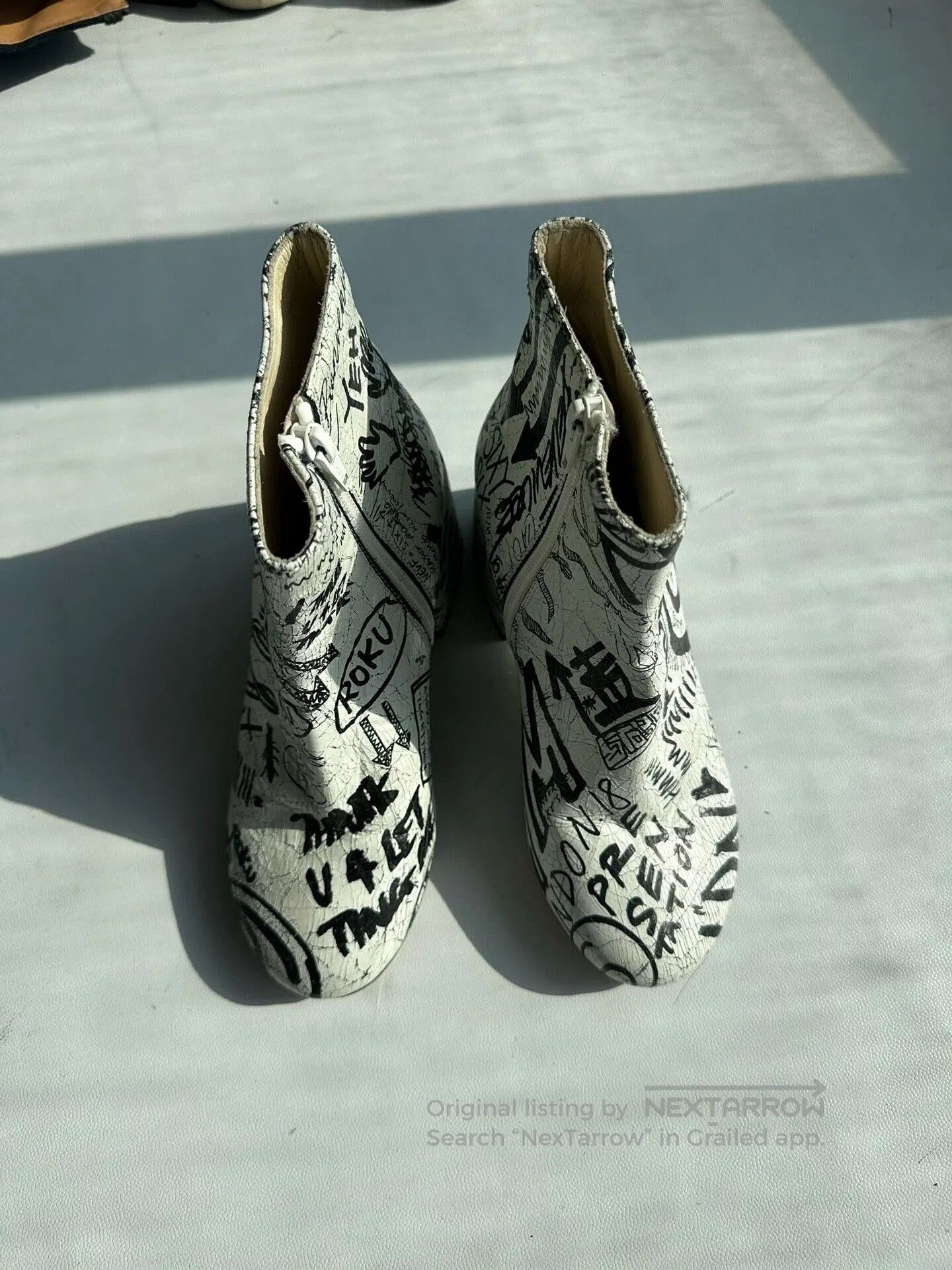 Maison Margiela Maison Margiela MM6 Graffiti Boots. Size US 4 / IT 34 - 1 Thumbnail