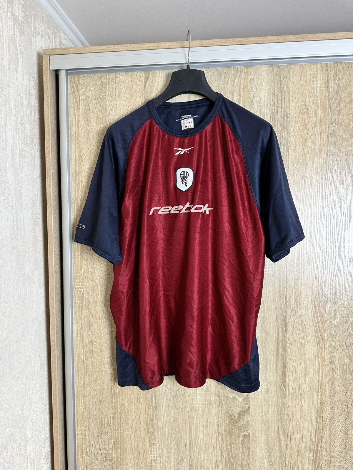 Reebok 🔥 2000s Reebok Bolton Wanderers Third Jersey T Shirt Size US L / EU 52-54 / 3 - 1 Thumbnail