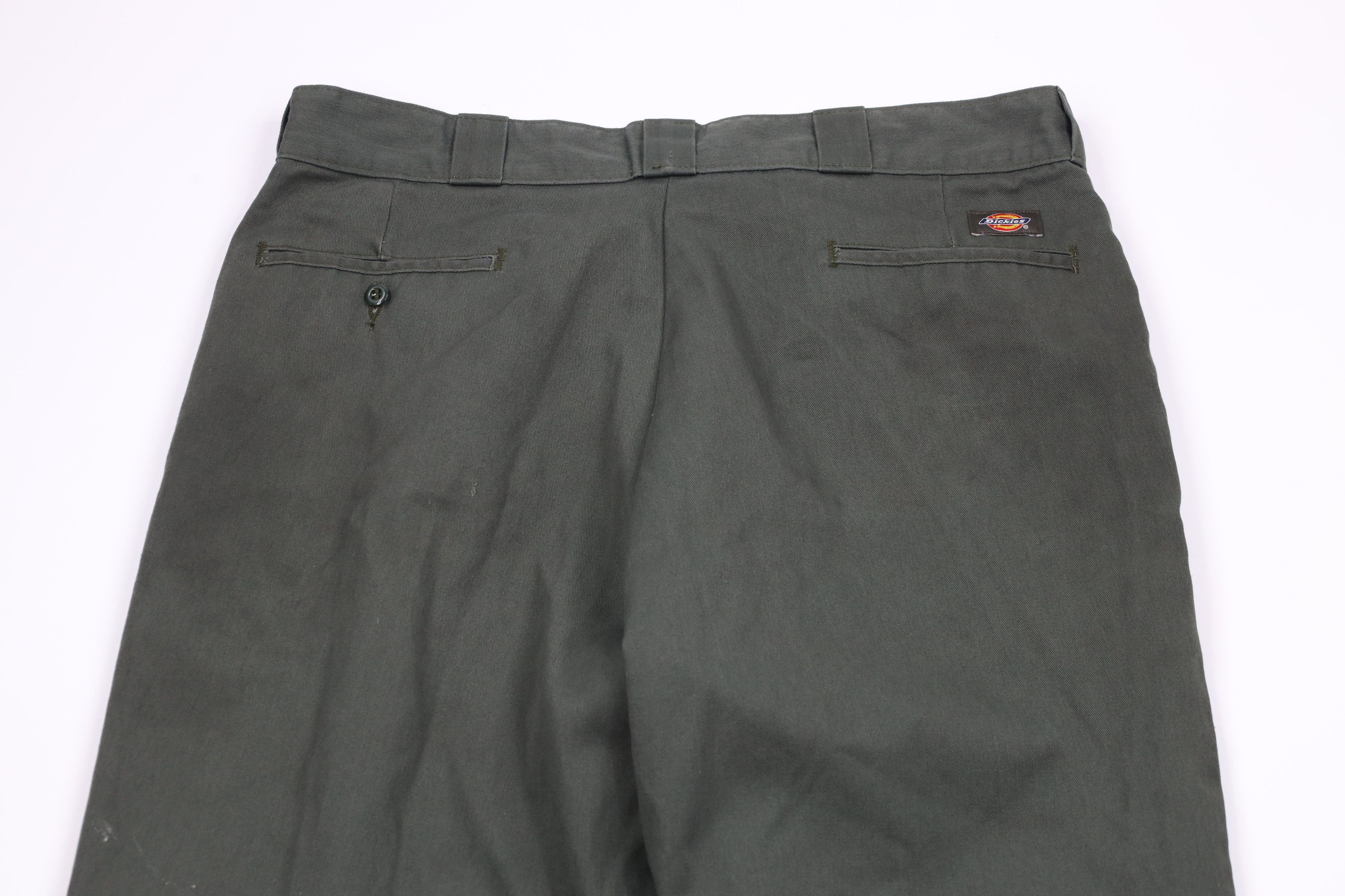 Dickies × Vintage Vintage Dickies Spell Out Wide Leg Original Fit Pants Green Size US 38 / EU 54 - 10 Thumbnail