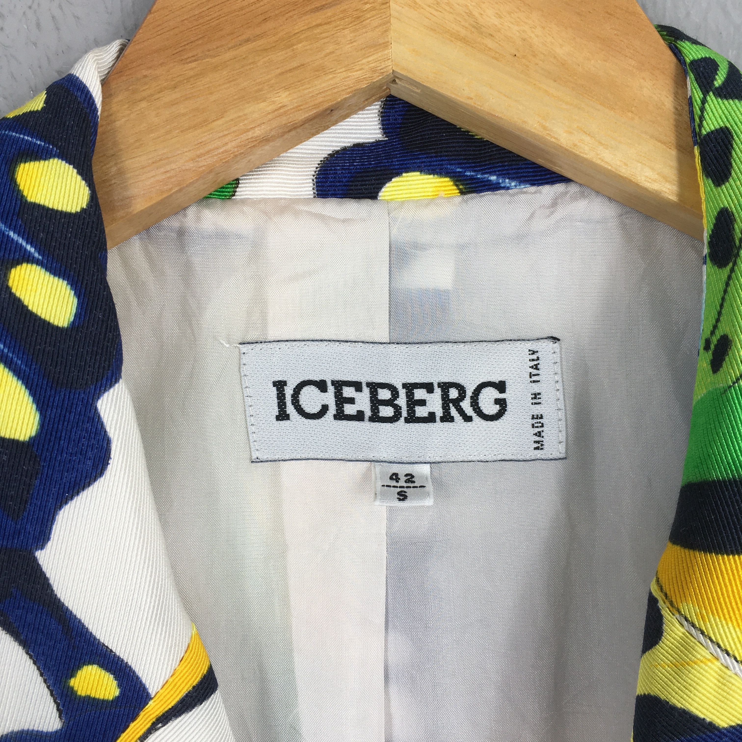 Designer × Iceberg × Vintage Vintage Iceberg Button Ladies Double Breasted Coat Small Size S / US 4 / IT 40 - 5 Thumbnail