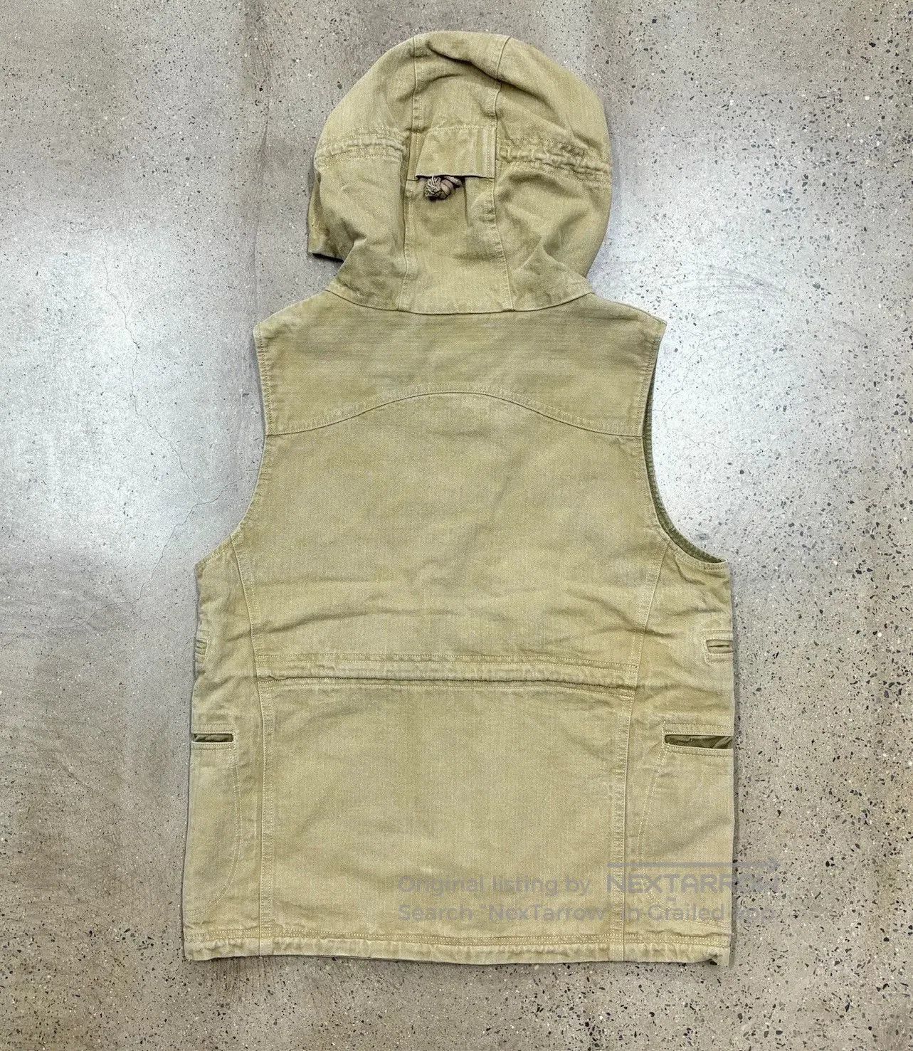 COLIMBO Vintage Washed Vest with Hood. Size US M / EU 48-50 / 2 - 2 Thumbnail