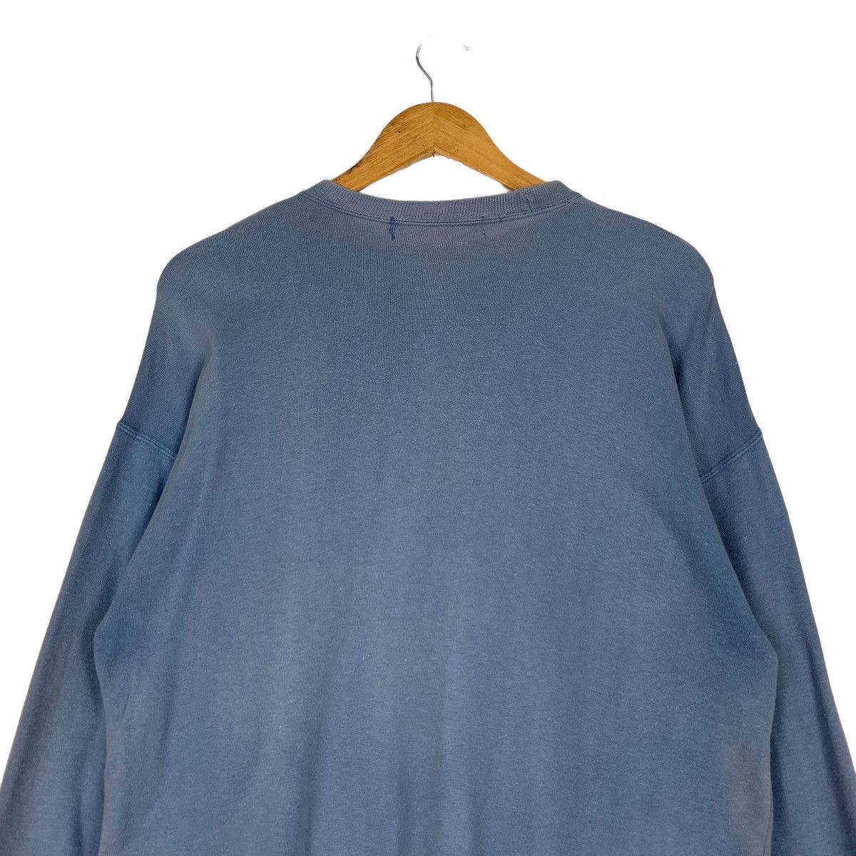 Japanese Brand POLO by Polo Ground Big Logo Washed Sweatshirt #1176-C54 Size US M / EU 48-50 / 2 - 12 Thumbnail
