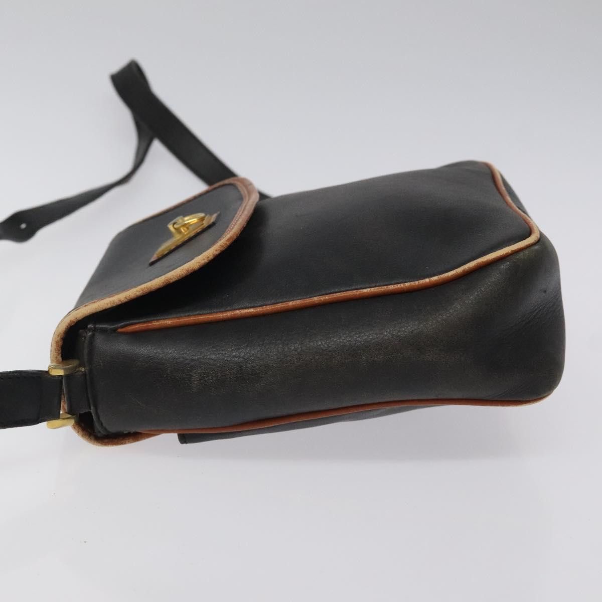 Celine CELINE Shoulder Bag Leather Black Gold Size ONE SIZE - 5 Thumbnail