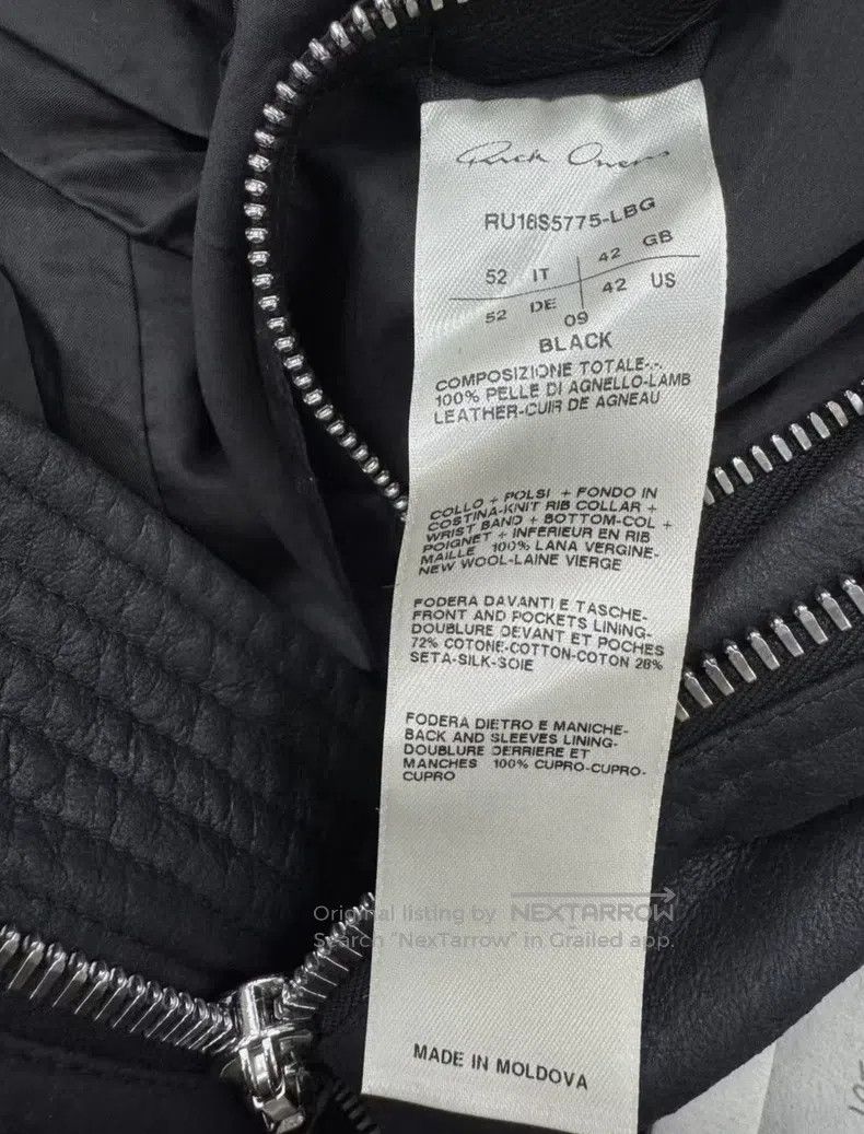 Rick Owens Rick Owens Leather Jacket Size US L / EU 52-54 / 3 - 7 Thumbnail