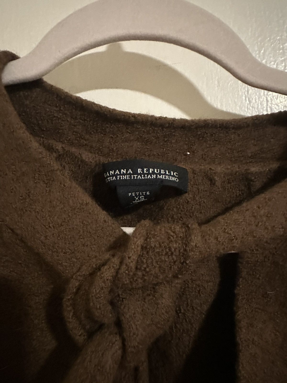 Banana Republic Wool boho tie top Size XXS / US 00 / IT 34 - 2 Thumbnail