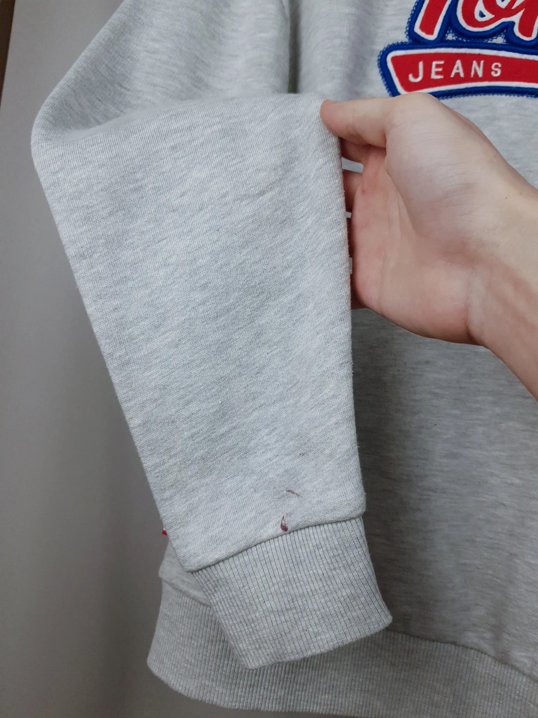 Tommy Hilfiger Tommy Hilfiger Jeans Graphite Gray Big Logo Crewneck Size US S / EU 44-46 / 1 - 7 Thumbnail