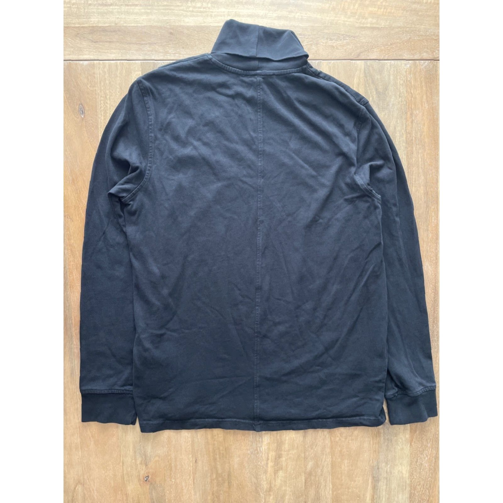 Logo 7 Samsoe Samsoe Norsbro Turtleneck Sweater Mens M Black Long Sleeve Logo Pullover Knit Wool? Cotton? (Note: Original specifies Cotton) Size US M / EU 48-50 / 2 - 2 Thumbnail