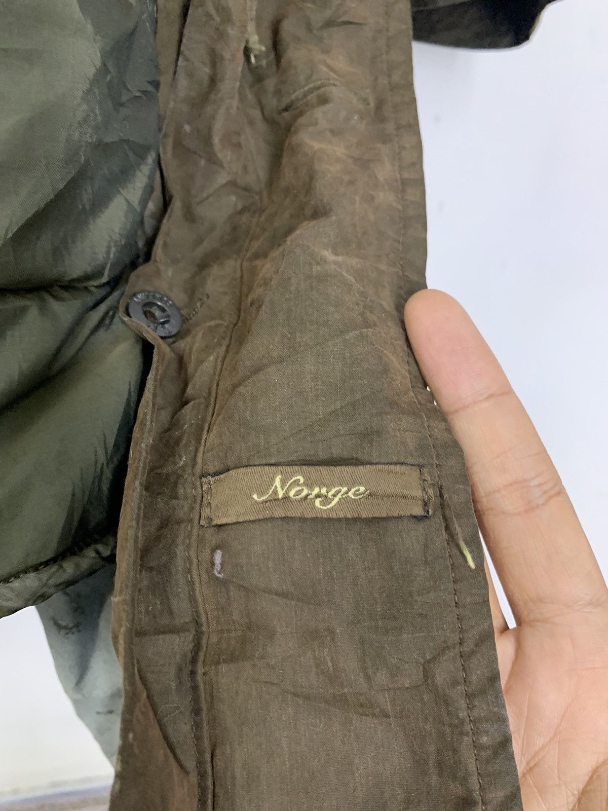 C.P. Company Archive Norge Waxed Puffer Lining Rabbit Fur Hoodie Size US XL / EU 56 / 4 - 23 Thumbnail
