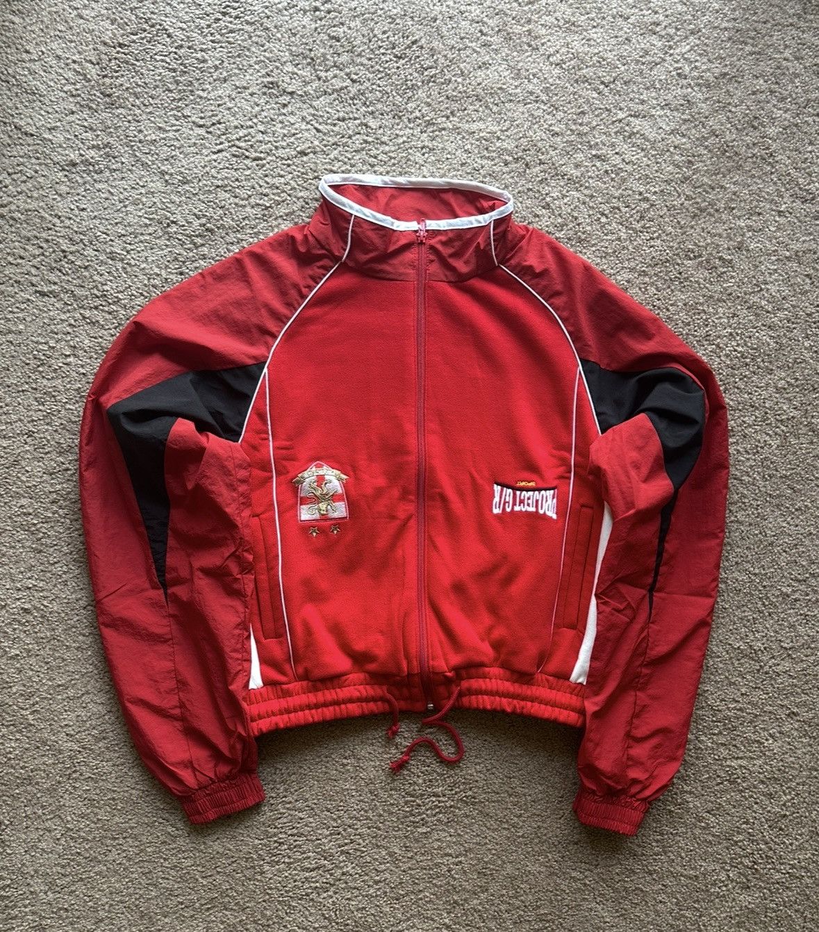 【Project GR/ Protcol Index】 Track Jacket PROJECT G/R PROTOCOL INDEX FOOTBALL JERSEY TRACK JACKET - BLACK