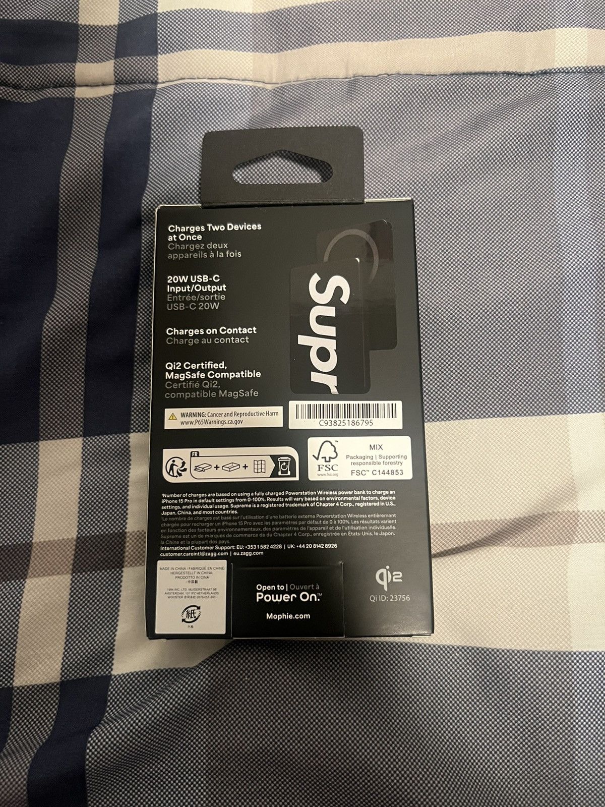 Supreme Supreme Mophie Qi2 Powerstation Black Size ONE SIZE - 2 Thumbnail