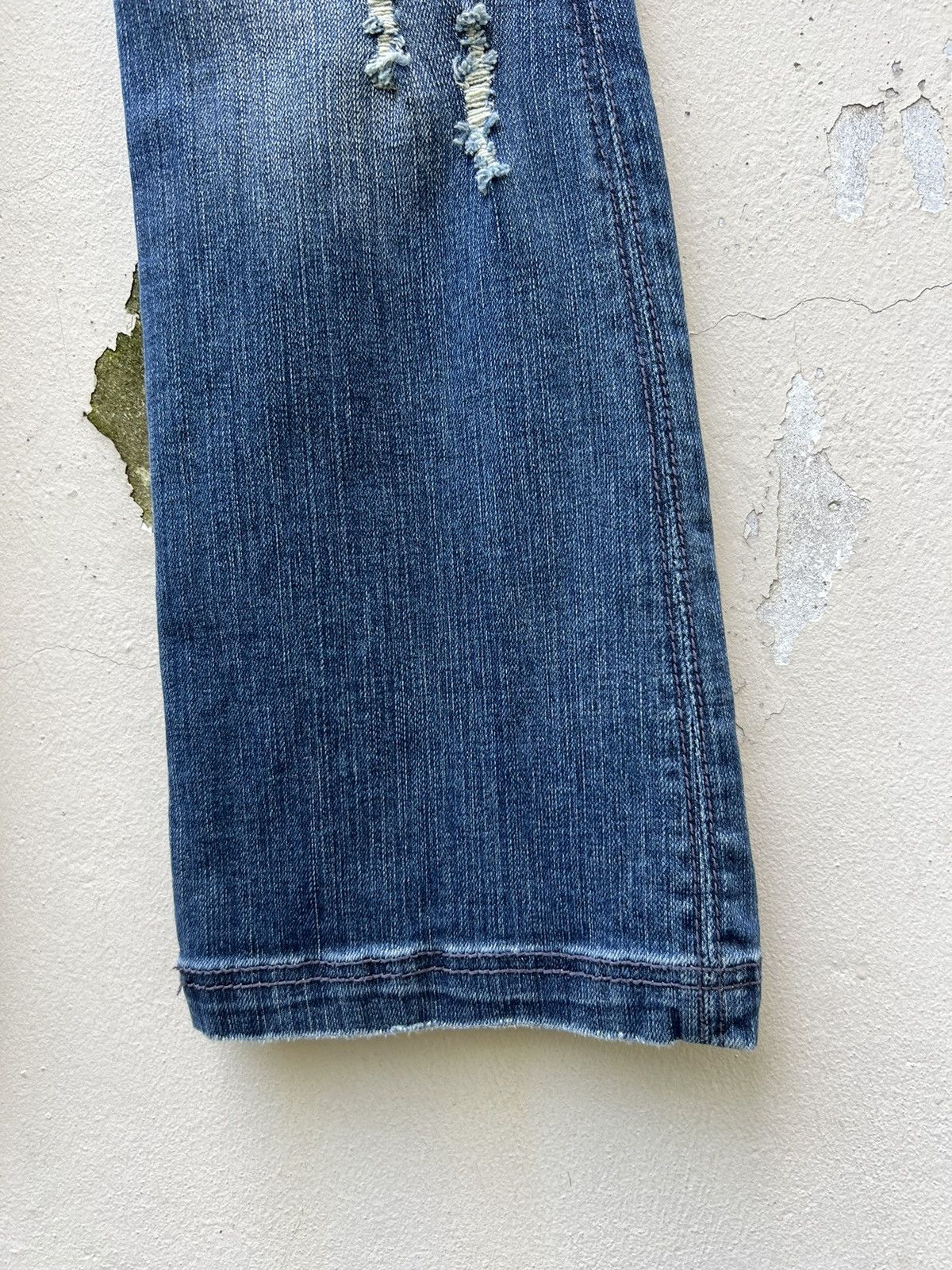 BUFFALO BOBS VTG Buffalo Jeans Japan Distress Denim Stretch Flare Jeans Size US 29 - 14 Thumbnail