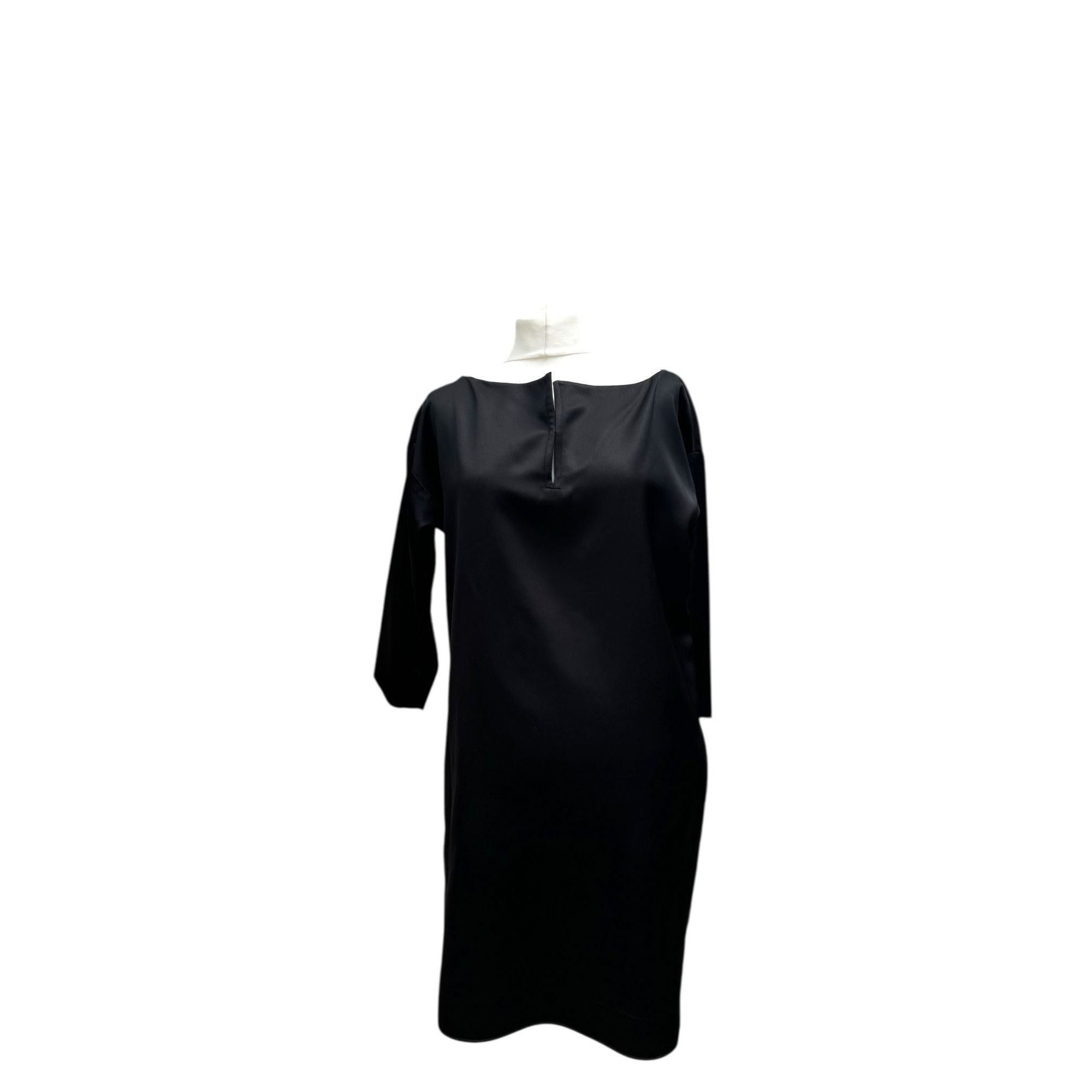 Celine Phoebe Philo Black Viscose Dress Size S / US 4 / IT 40 - 1 Thumbnail
