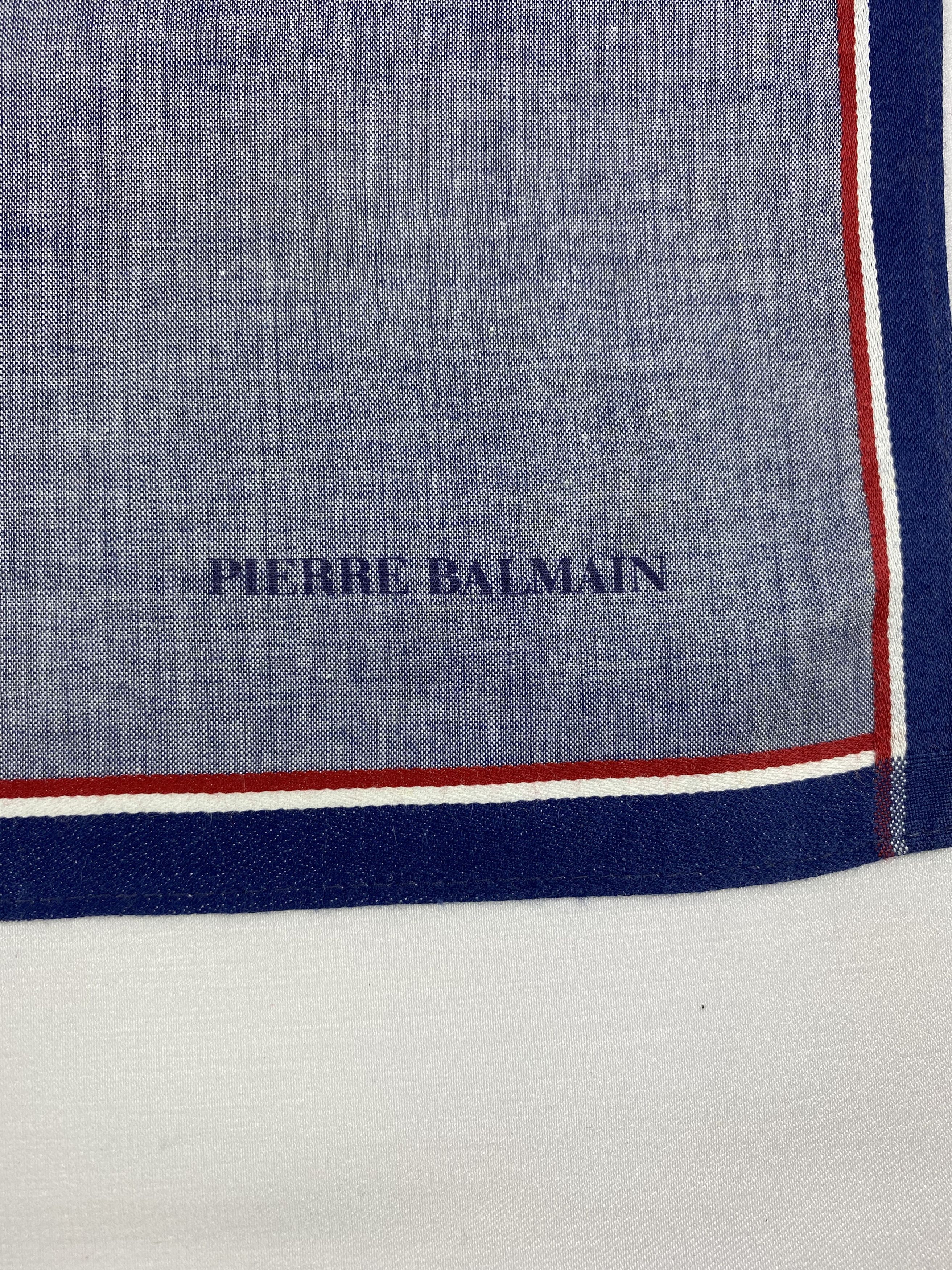 Pierre Balmain × Vintage Pierre Balmain Handkerchief / Bandana / Neckerchief Size ONE SIZE - 5 Thumbnail