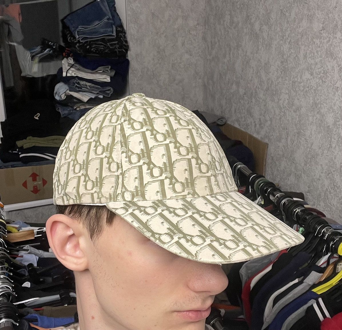 Dior Vintage 90s Dior Francais Monogram Cap Hat Size ONE SIZE - 1 Thumbnail