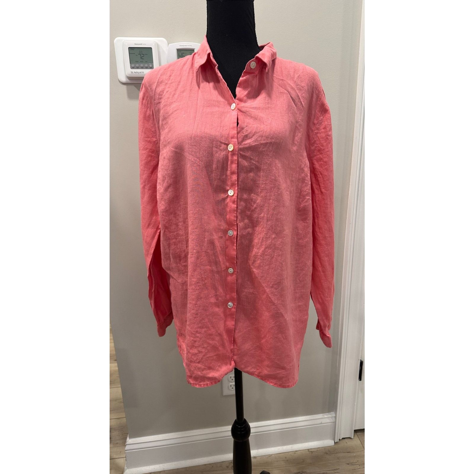 Other J. Jill Love Linen Button Down Essential Shirt Vented XL Size XL / US 12-14 / IT 48-50 - 1 Thumbnail