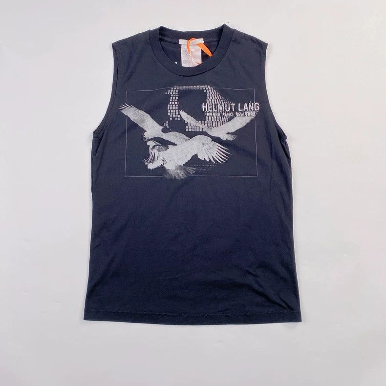 Helmut Lang Helmut Lang Women's Sleeveless Graphic Tank Top Size US XS / EU 42 / 0 - 1 Thumbnail