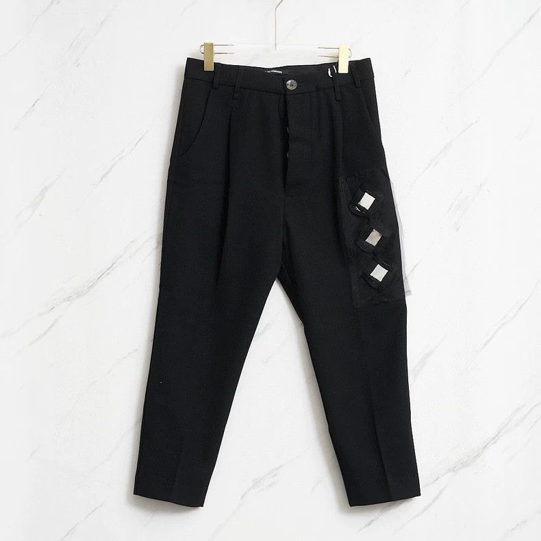 Song For The Mute Song For The Mute mirror print pleated dress pant Size 46R - 1 Thumbnail
