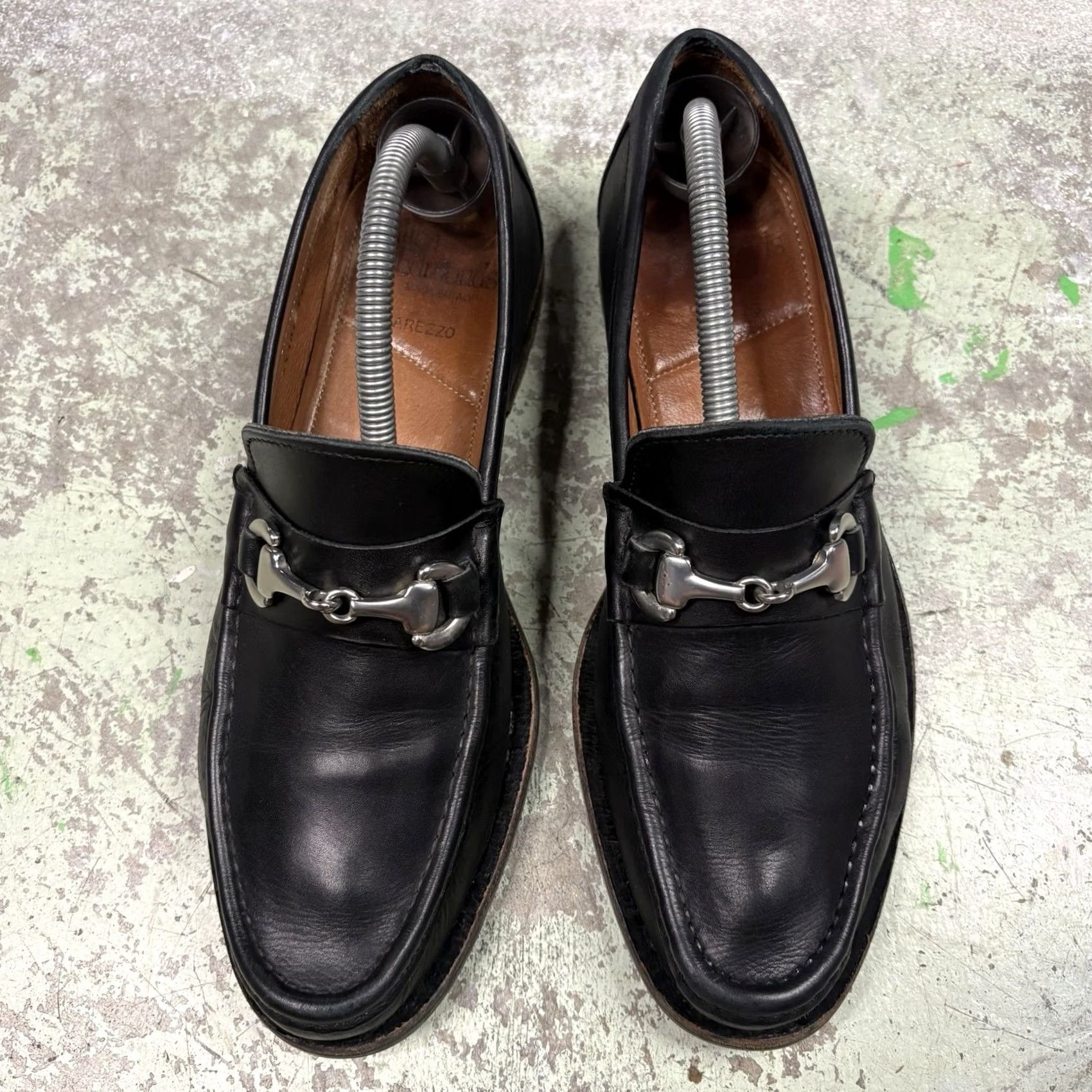 Allen Edmonds Arezzo Black Italian Leather Horsebit Slip-On Loafers 9.5 Allen Edmonds Arezzo Horse Bit Loafers Men main image 2