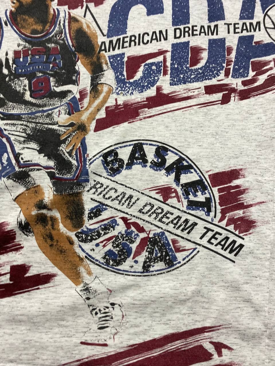 Band Tees × NBA × Vintage Vintage American Dream Team Miller 23 NBA Basketball tee Size US XL / EU 56 / 4 - 10 Thumbnail
