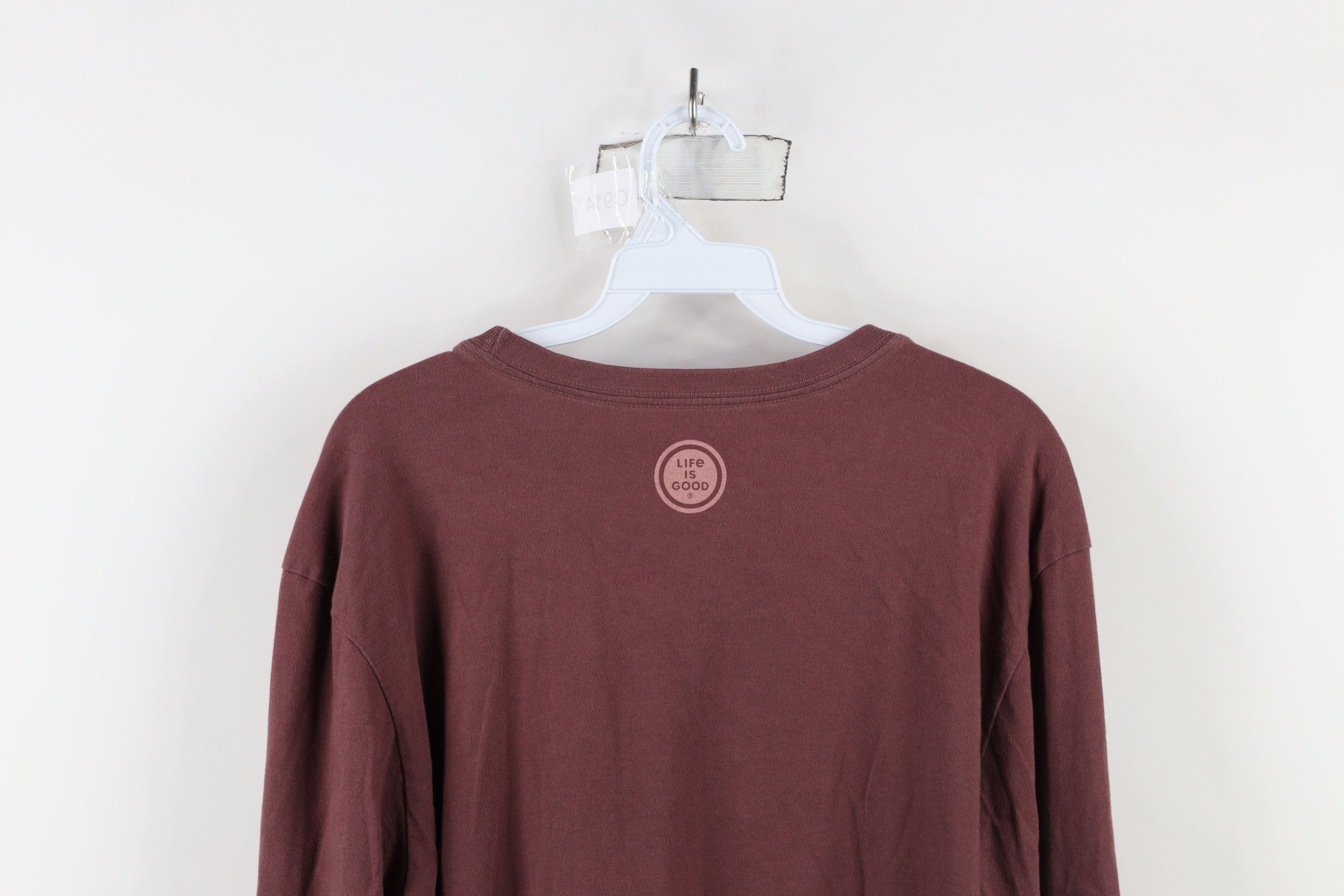 Life is Good × Vintage Life Is Good Do I Want A Beer Long Sleeve T-Shirt Red Size US L / EU 52-54 / 3 - 11 Thumbnail