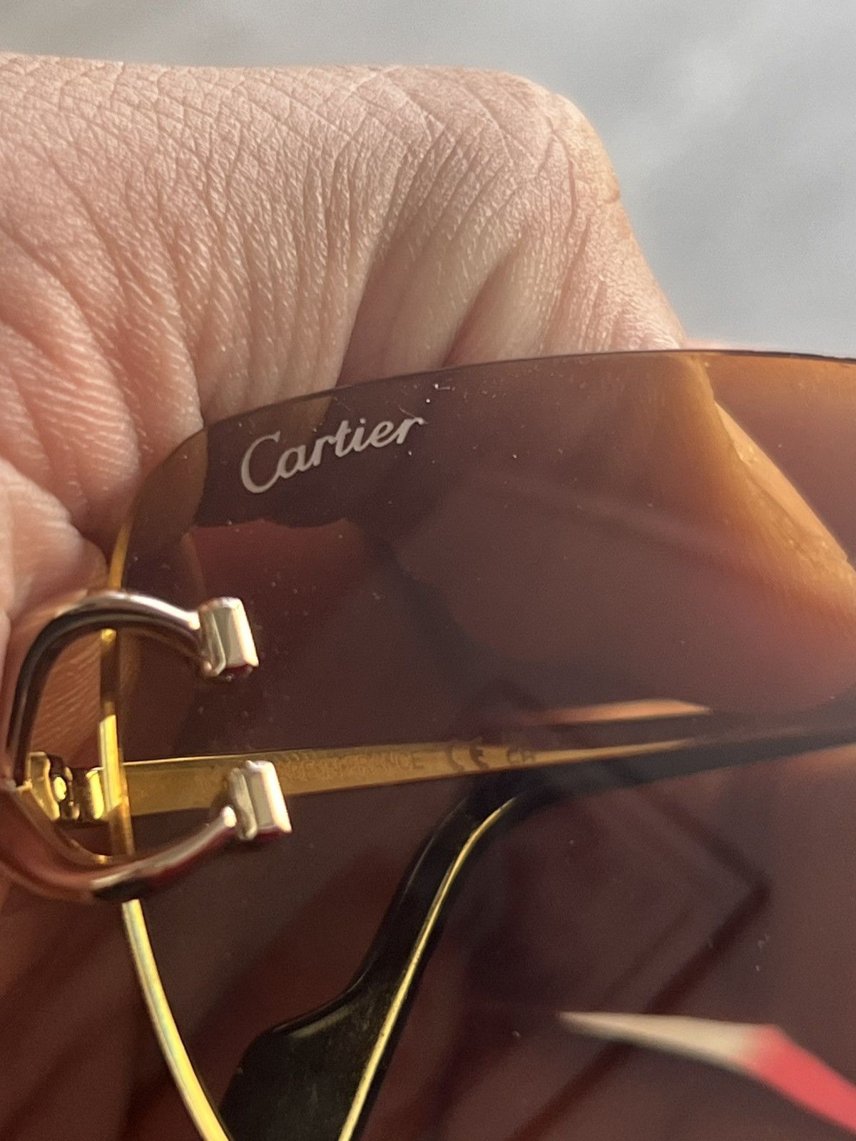 Cartier Cartier Gold C de Cartier CT0330S Sunglasses Size ONE SIZE - 5 Thumbnail