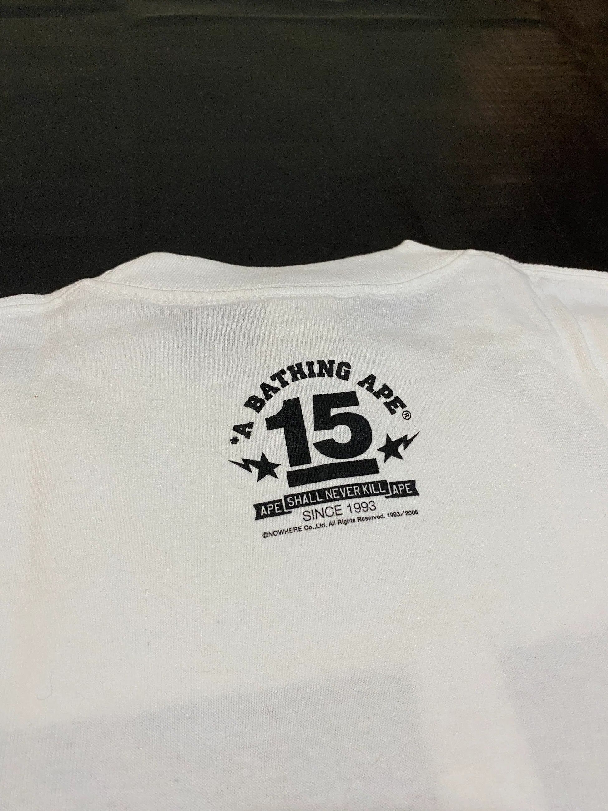 Bape 15th Anniversary Baby Milo Tee Size US M / EU 48-50 / 2 - 5 Thumbnail