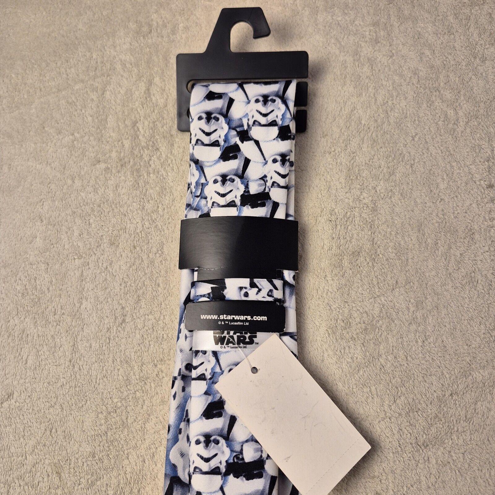 Star Wars STAR WARS MEN’S NECKTIE STORM TROOPERS SILK - NWT Size ONE SIZE - 6 Thumbnail