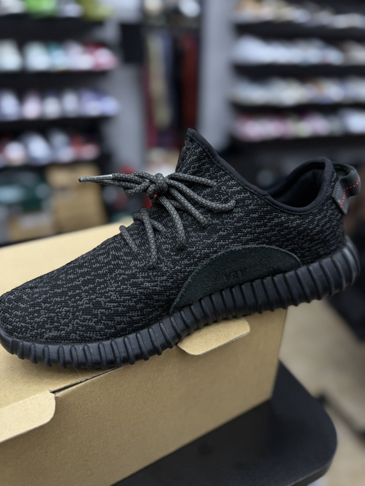 Yeezy Yeezy 350 Pirate Black (2016) Size 11 Pre Owned 🧼 Size US 11 / EU 44 - 5 Thumbnail