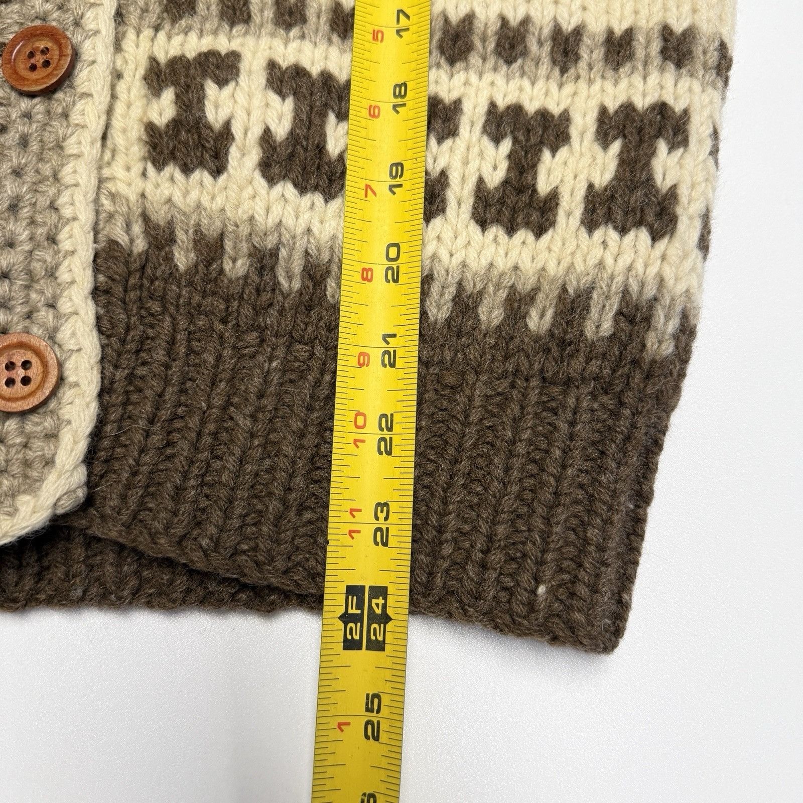 Vintage Vintage Cowichan Knit Sweater Womens Button Up Johnathan Ste Size S / US 4 / IT 40 - 14 Thumbnail