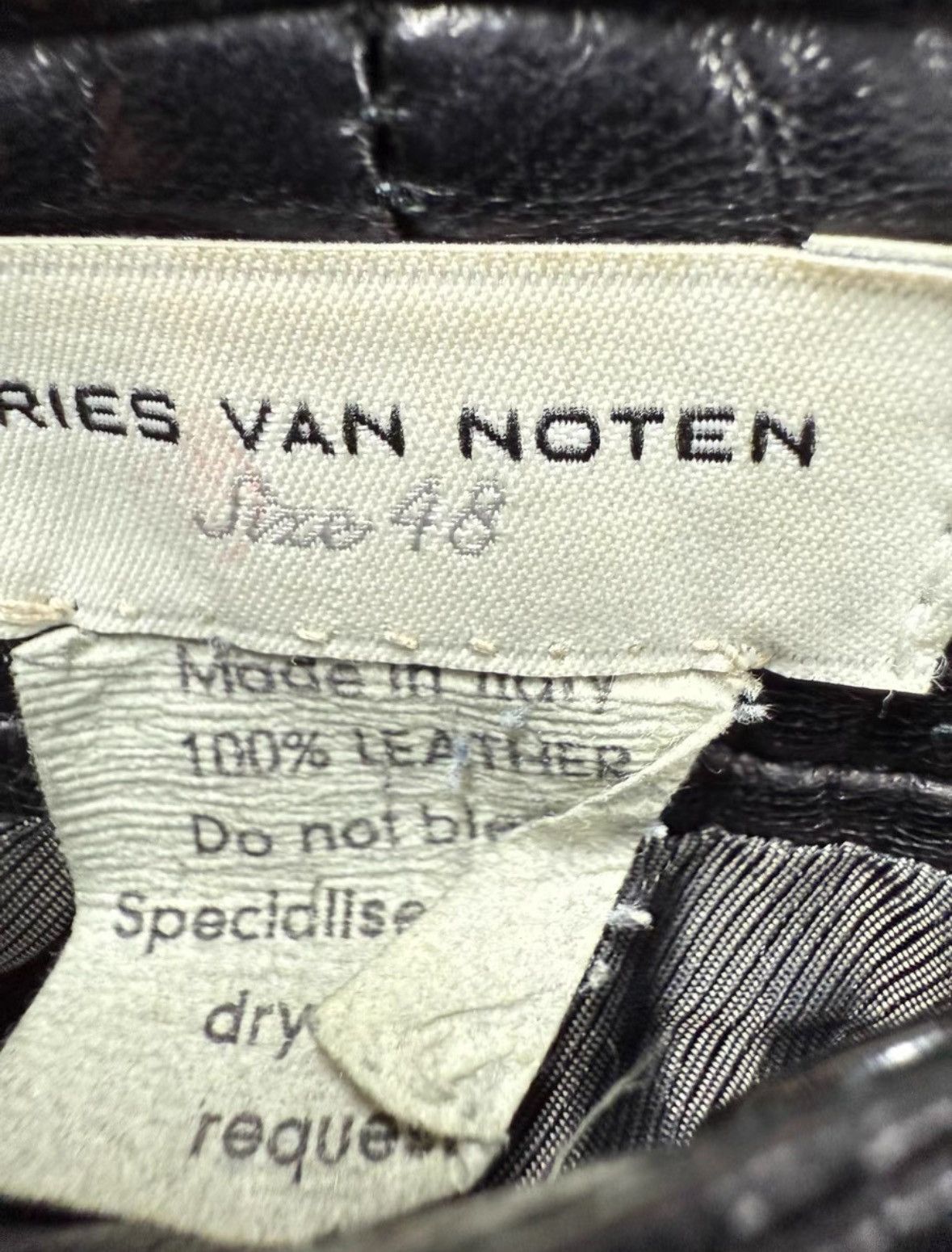 Dries Van Noten DVN Leather Flared Pants Size US 38 / EU 54 - 5 Thumbnail