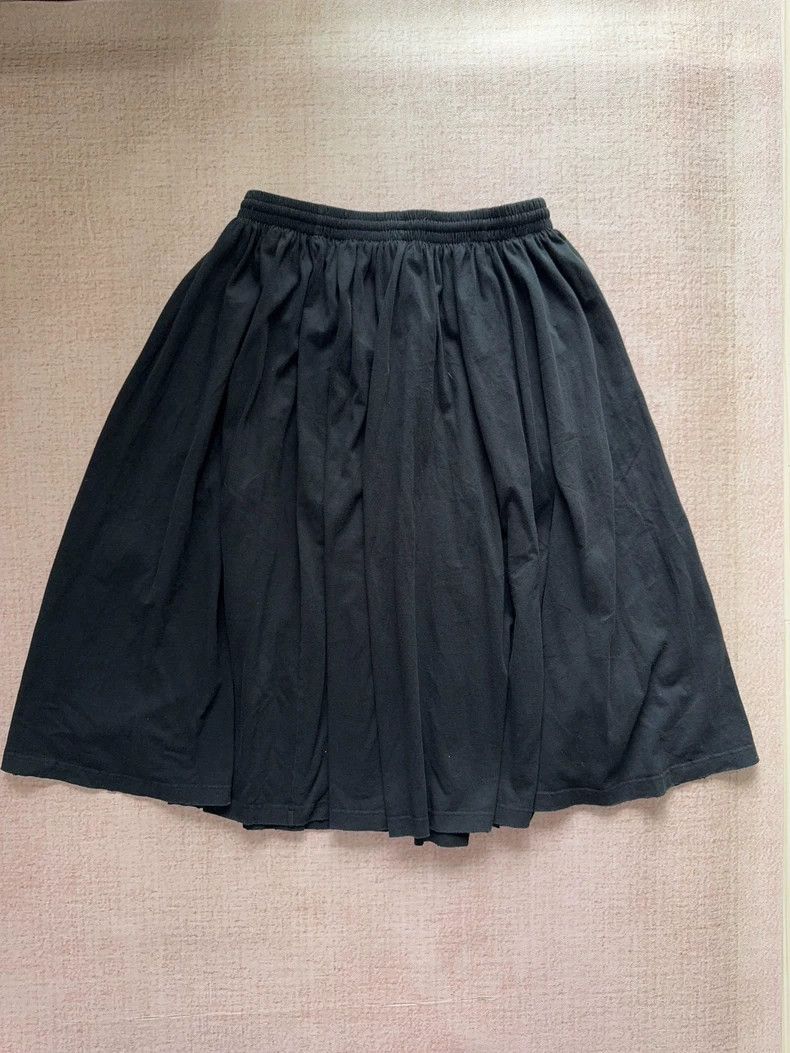Balenciaga Balenciaga size S Distressed wide hem midi skirt, sport fa Size 23" - 2 Thumbnail