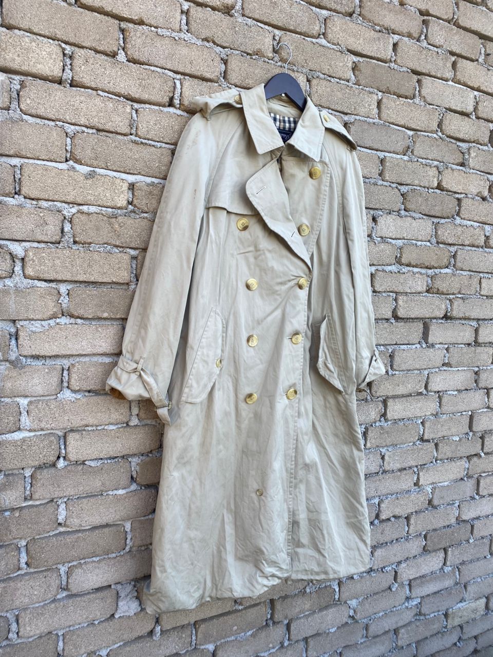 Burberry Prorsum Burberry Prorsum Long Coat Double Breast Size US L / EU 52-54 / 3 - 3 Thumbnail