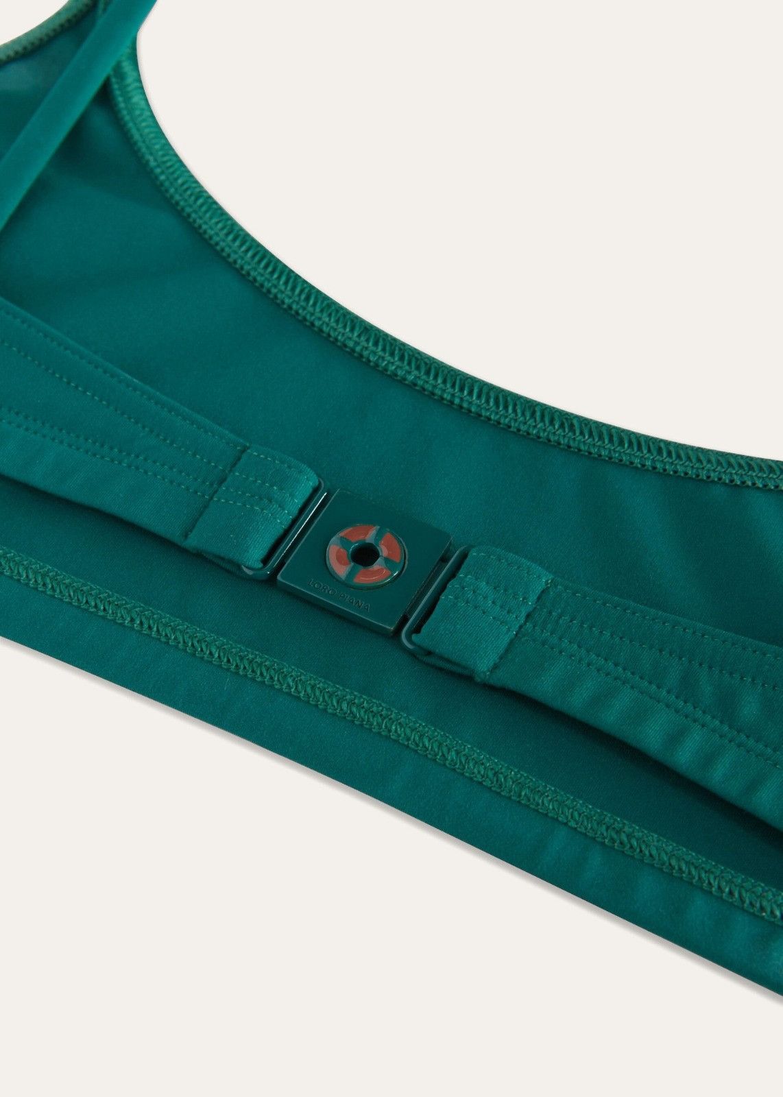 Loro Piana o1srvl11e0125 FAM7062 Bandeau Marine Jersey Top in Green Size L / US 10 / IT 46 - 3 Thumbnail