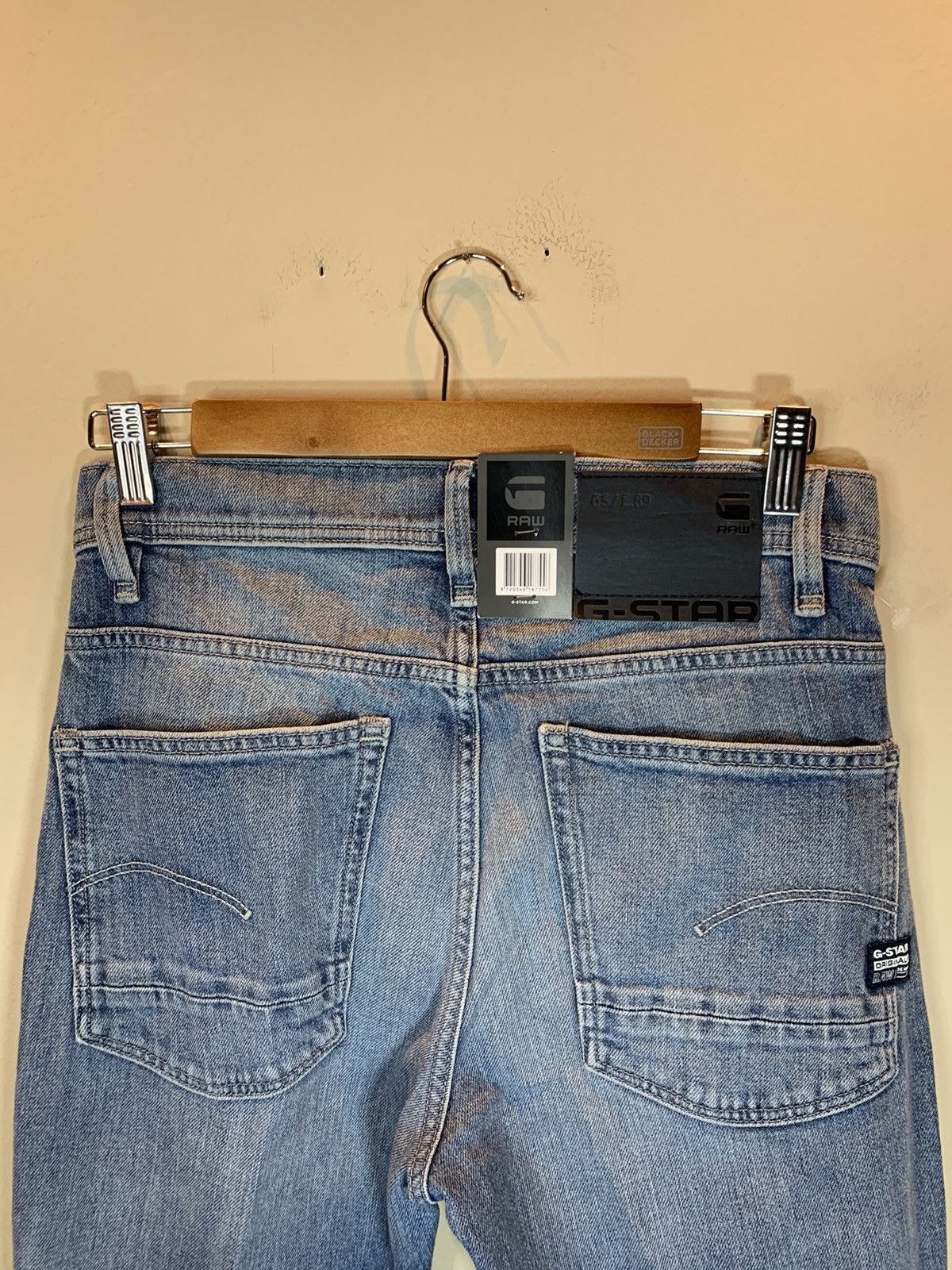 Designer × G-Star RARE New G-Star Raw Pilot 3D Slim Zip Knee Faded Denim Jeans Size US 28 / EU 44 - 9 Thumbnail