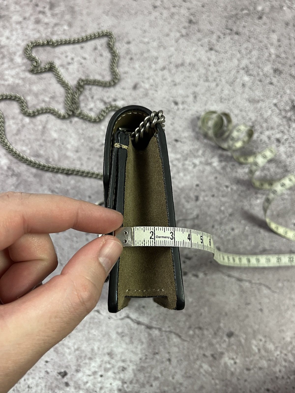 Gucci Gucci 🇮🇹 Dionysus Super Mini GG Supreme ChainBag Beige Suede Size ONE SIZE - 23 Thumbnail