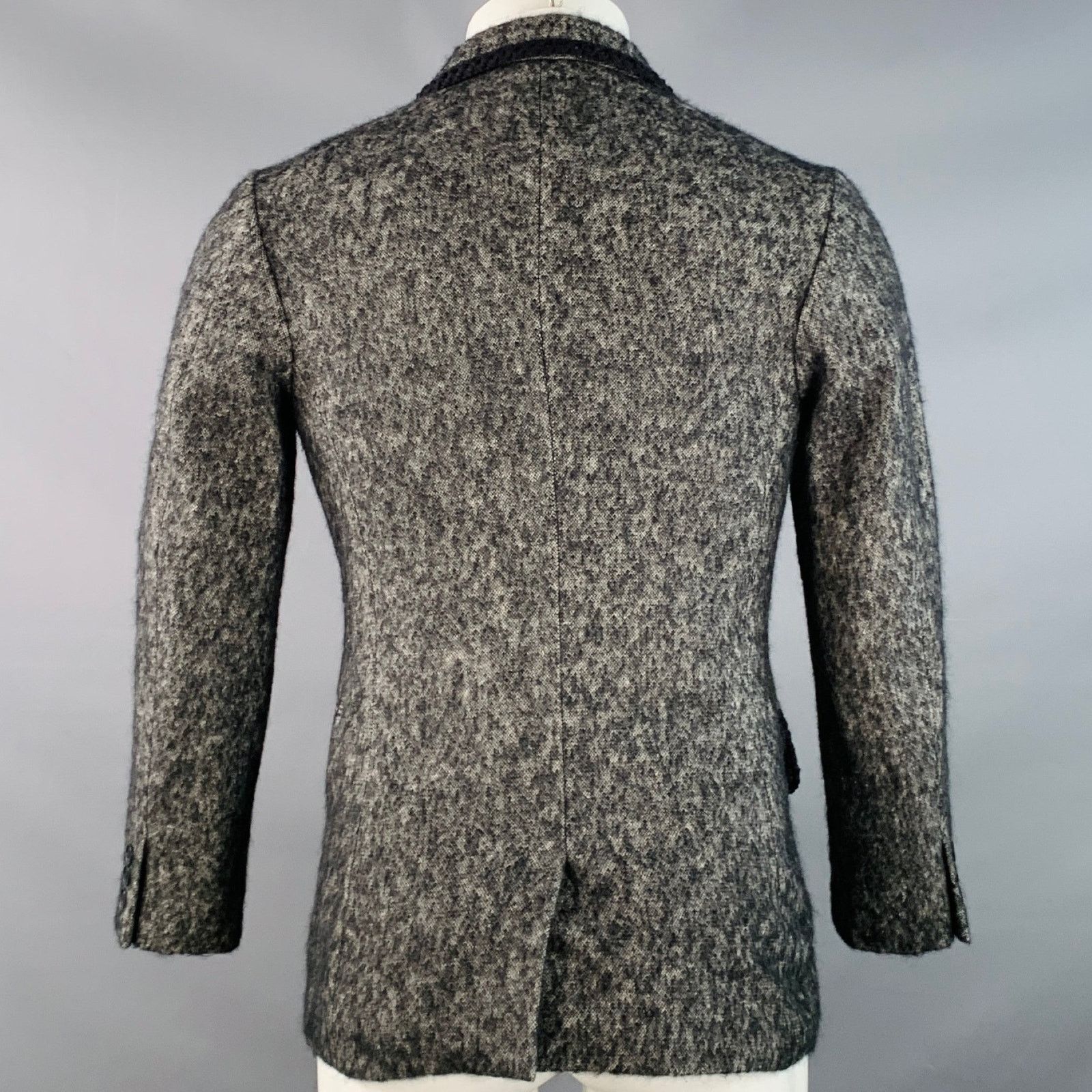 Comme des Garcons Homme Plus COMME des GARCONS HOMME PLUS Size XS Notch Lapel Sport Coat Size 36R - 5 Thumbnail