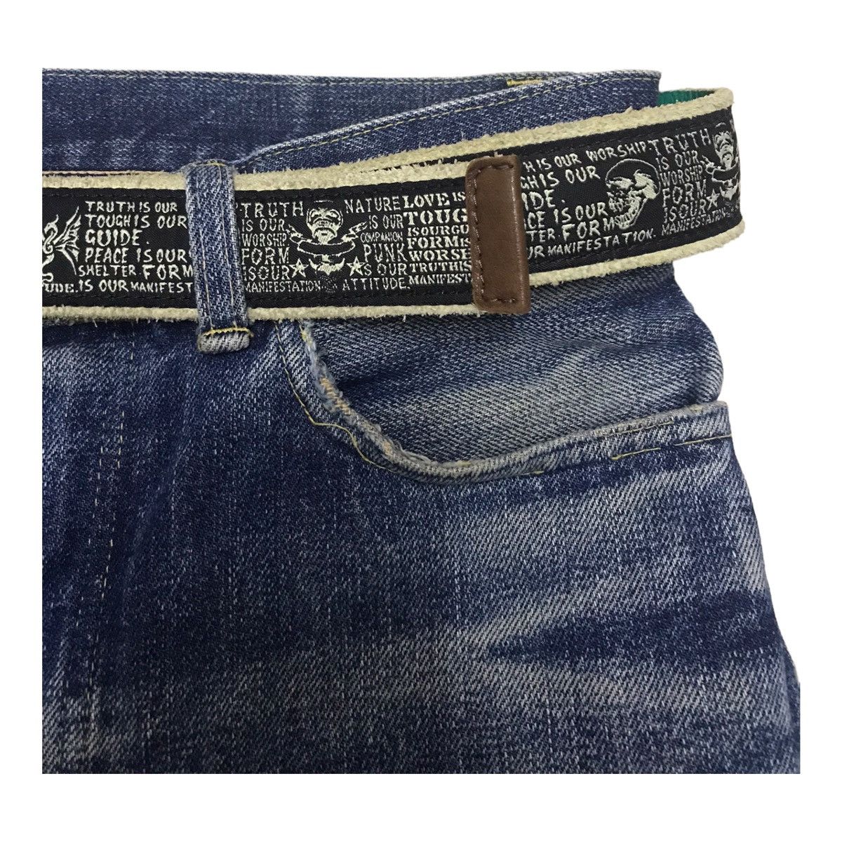 Hysteric Glamour × If Six Was Nine × Japanese Brand Tough Jean Punk Full Print Belt Size ONE SIZE - 2 Thumbnail