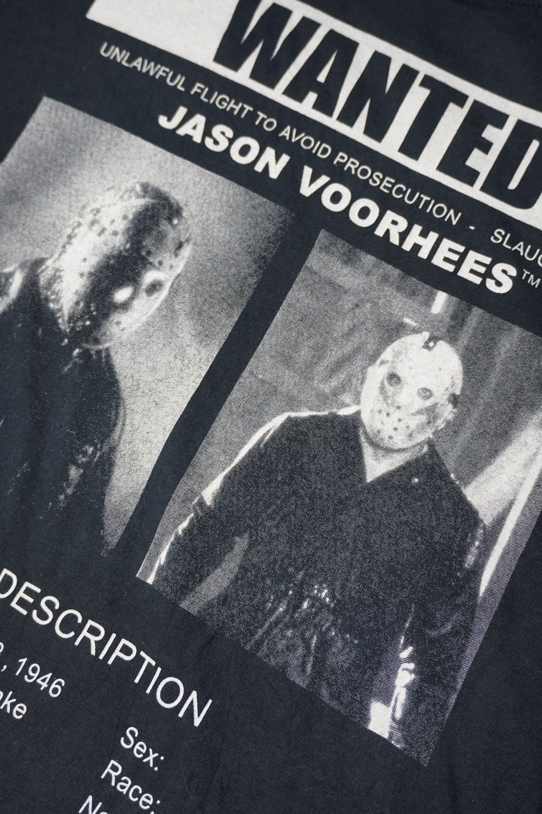 Vintage Friday The 13th 2003 copyright wanted poster