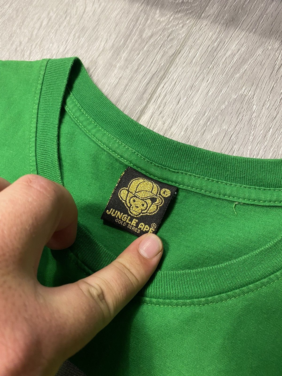 Japanese Brand × Vintage Vintage Jungle Ape Gold Series T-Shirt Big Logo Size US M / EU 48-50 / 2 - 6 Thumbnail