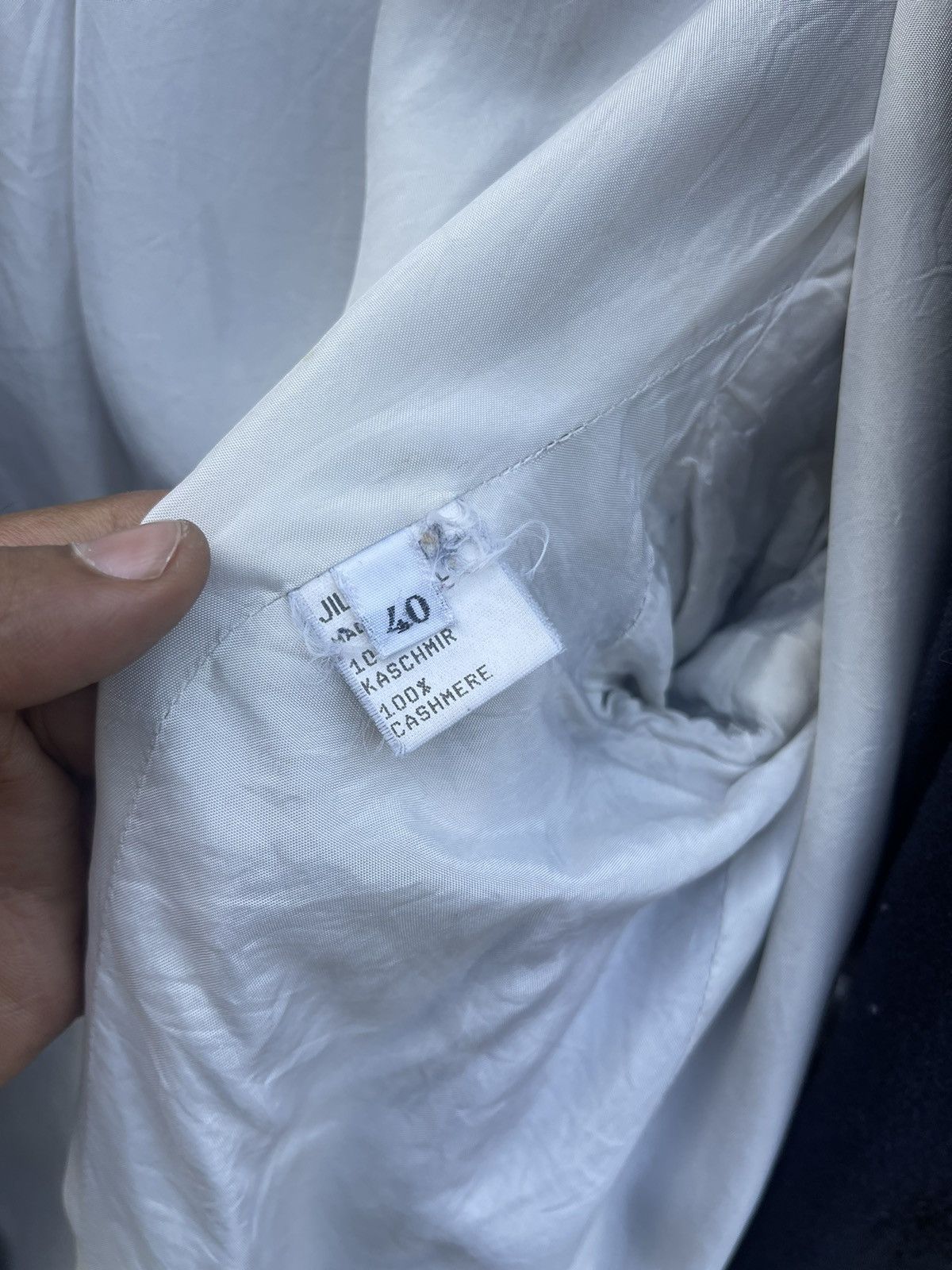 Jil Sander Jil Sander Navy Wool Coat Timeless Minimalist Design Size 40 Size US M / EU 48-50 / 2 - 6 Thumbnail