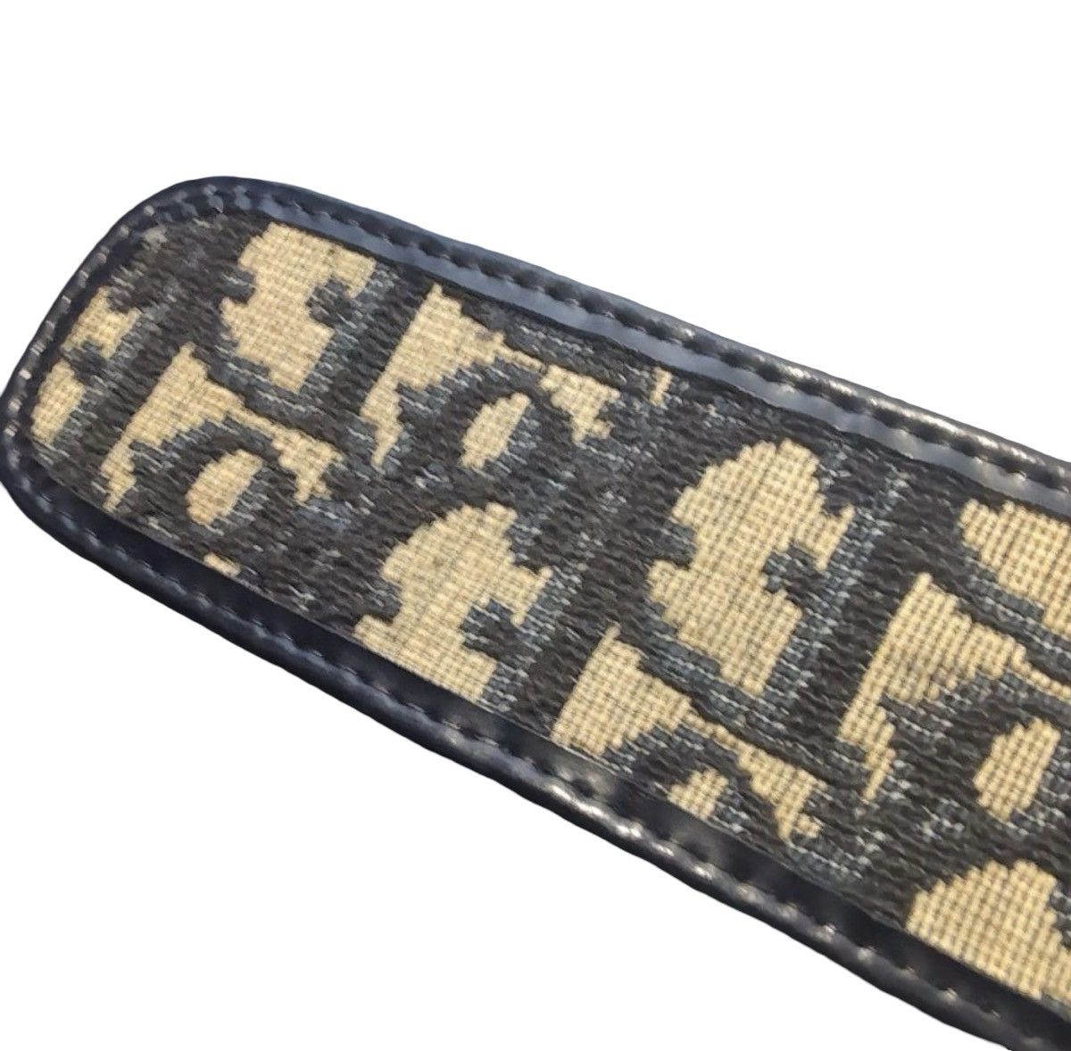 Dior Christian Dior Wide Trotter Monogram Canvas Leather Belt 📏65 Size ONE SIZE - 11 Thumbnail
